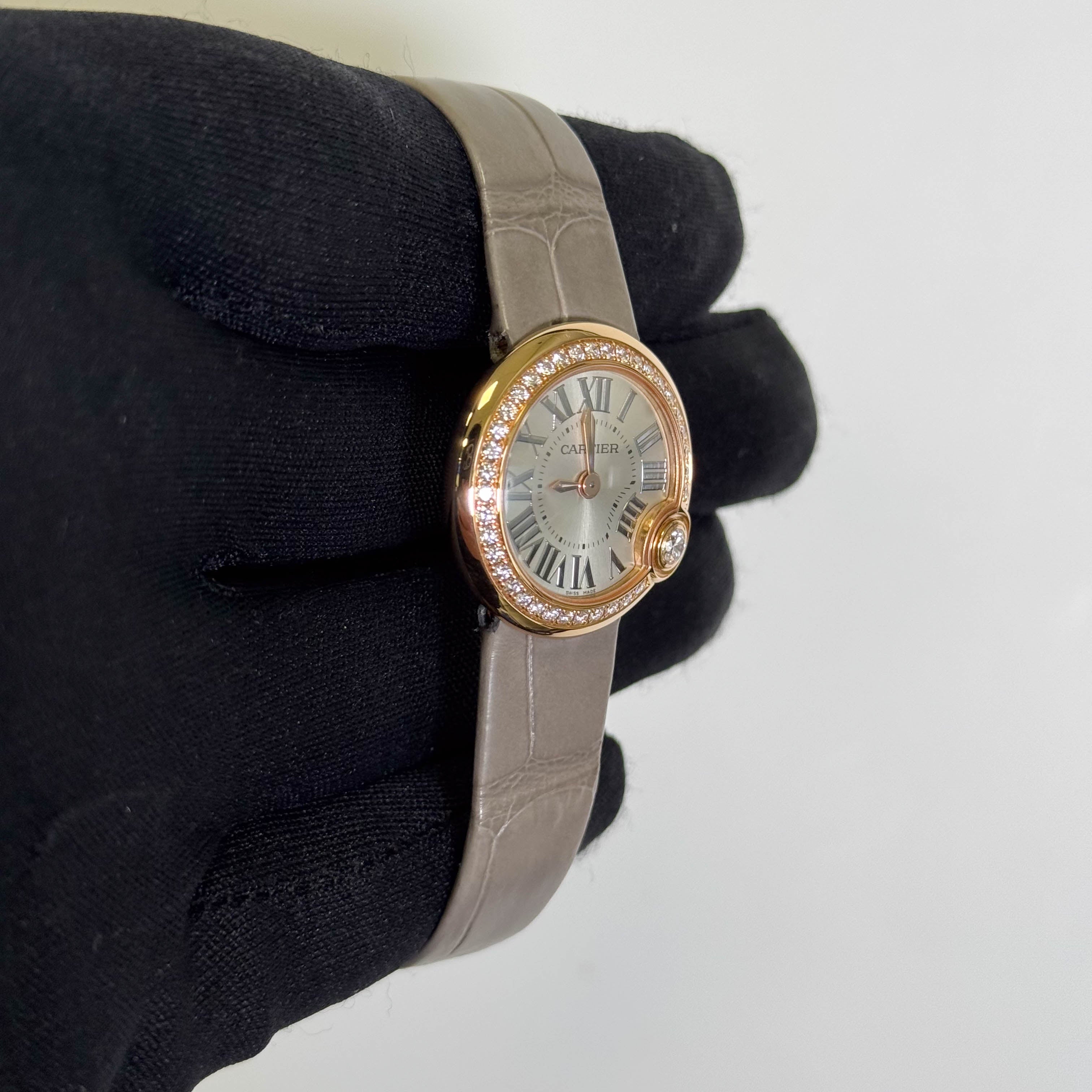 Cartier Ballon Blanc De 26mm Silver Dial Watch Ref# WJBL0006