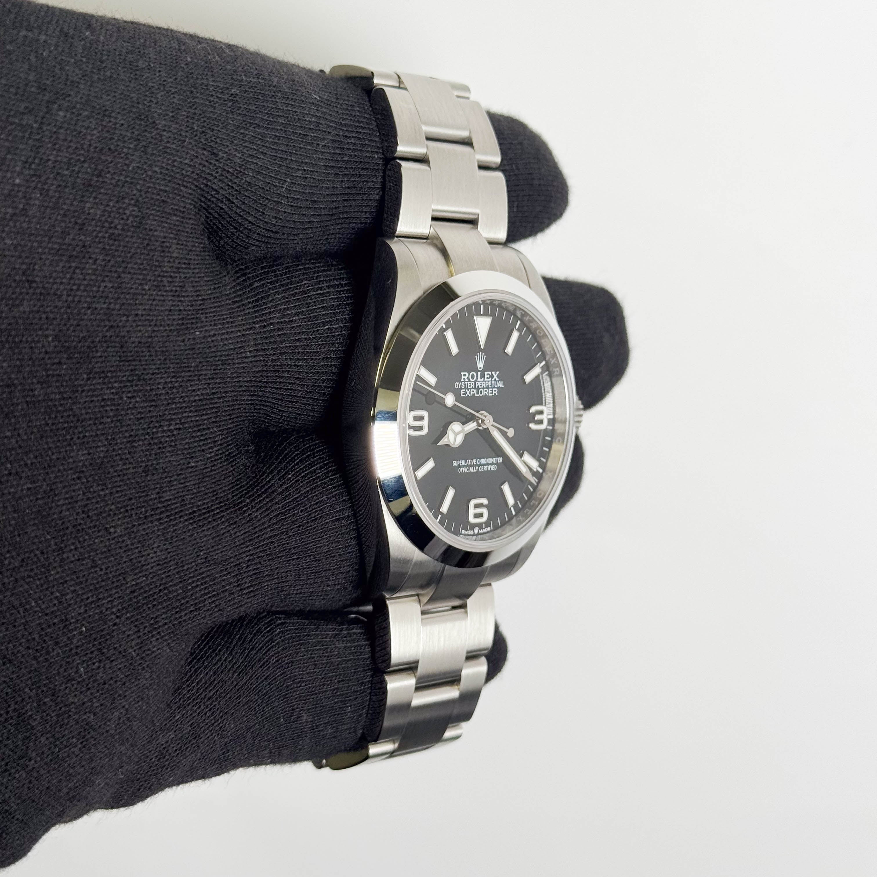 Rolex Explorer 40mm Black Dial Watch Ref# 224270