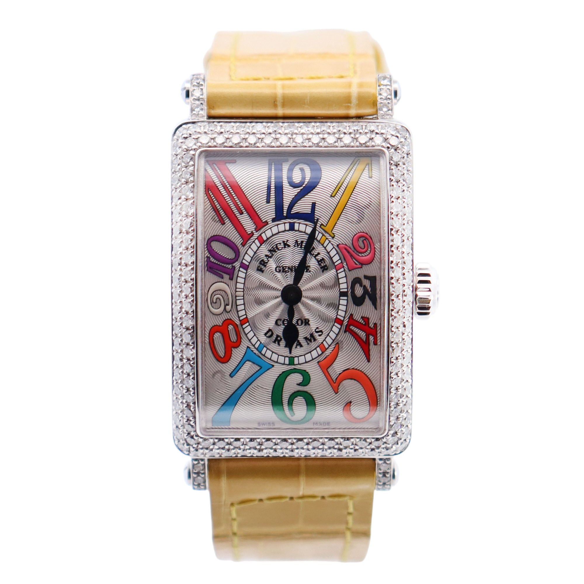 Franck Muller Long Island 26mm Silver Dial Watch Ref# 902 QZ D COL DR - Happy Jewelers Fine Jewelry Lifetime Warranty