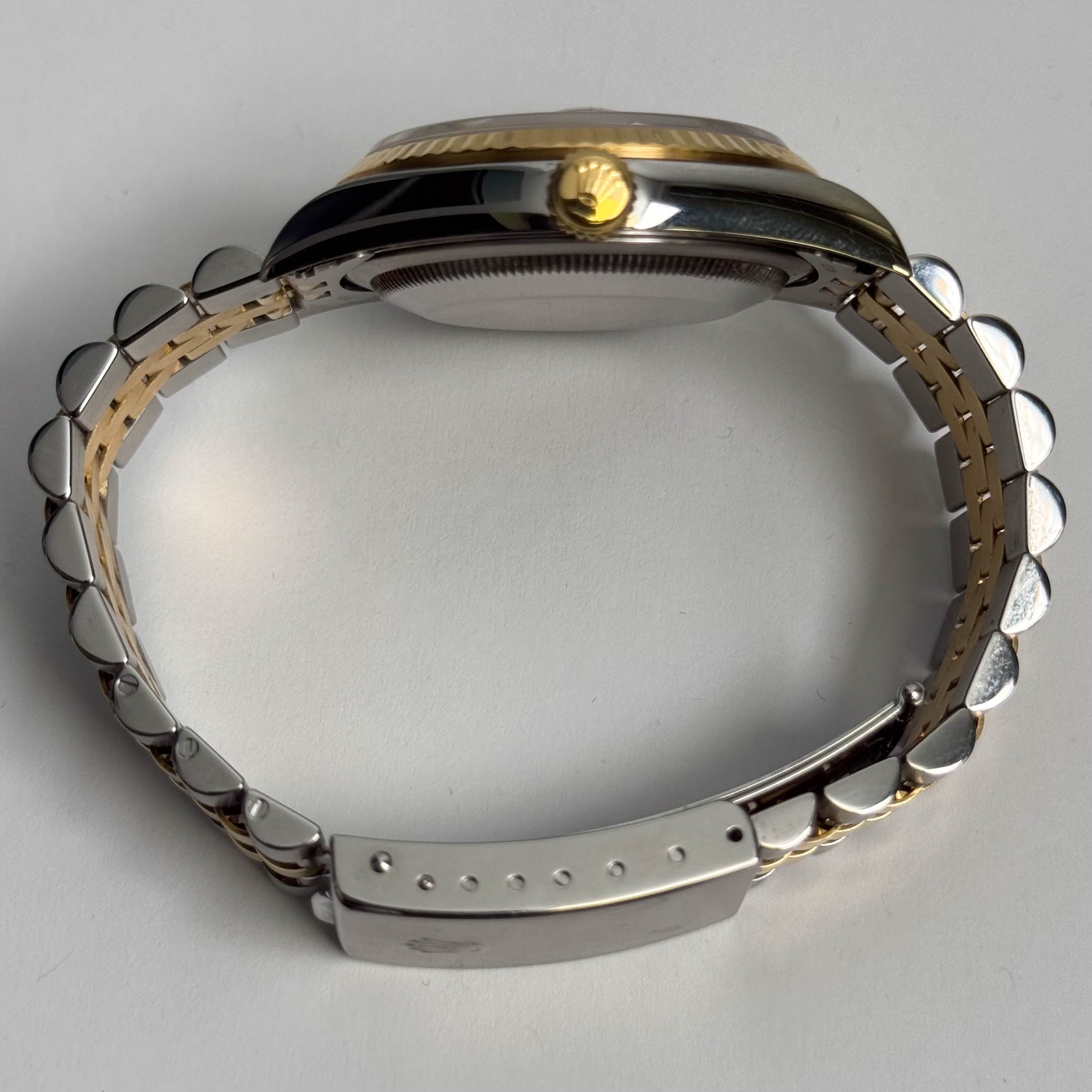 Rolex Datejust 36mm Black Dial Watch Ref# 16233