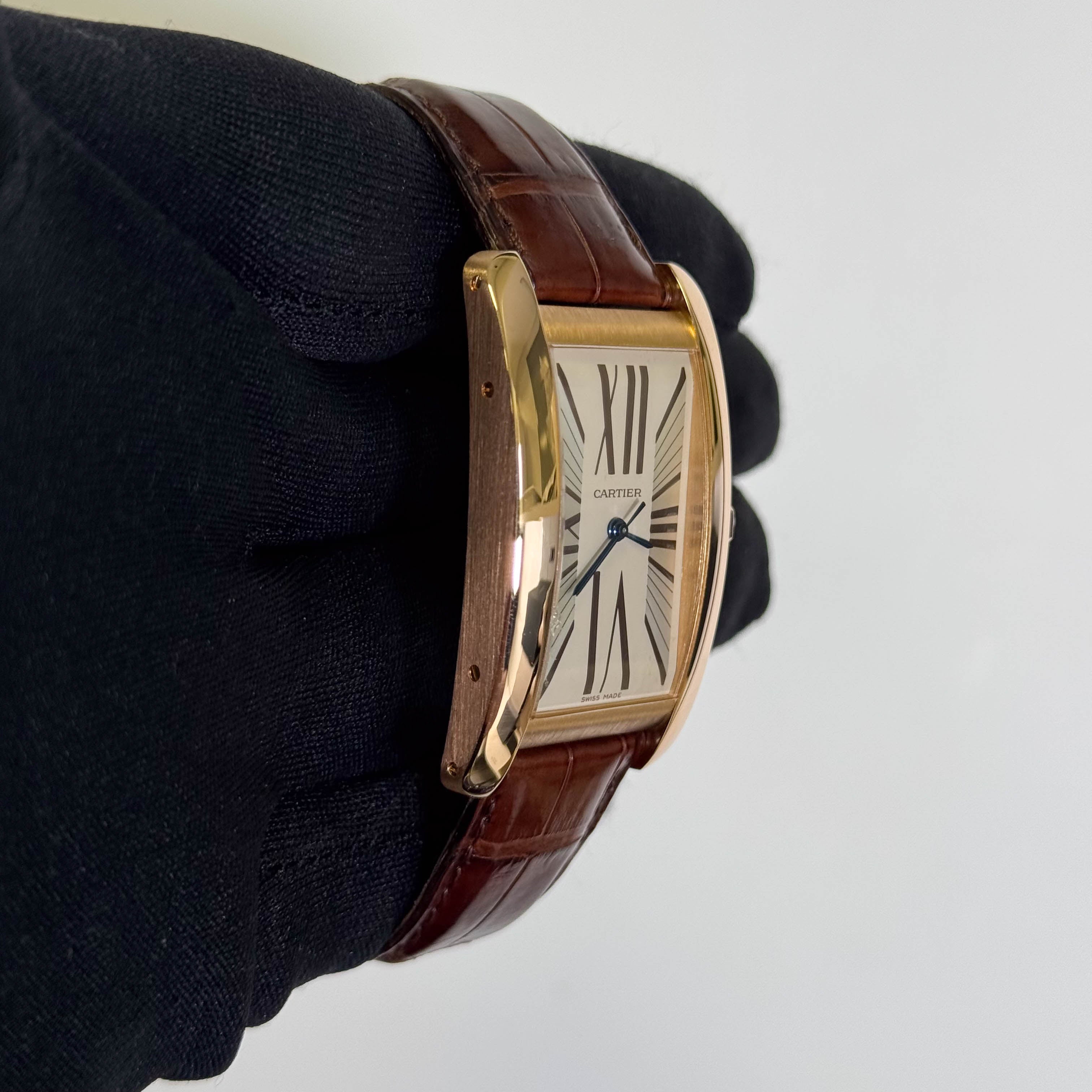 Cartier Tank 26.5mm Ivory Dial Watch Ref# W2607156