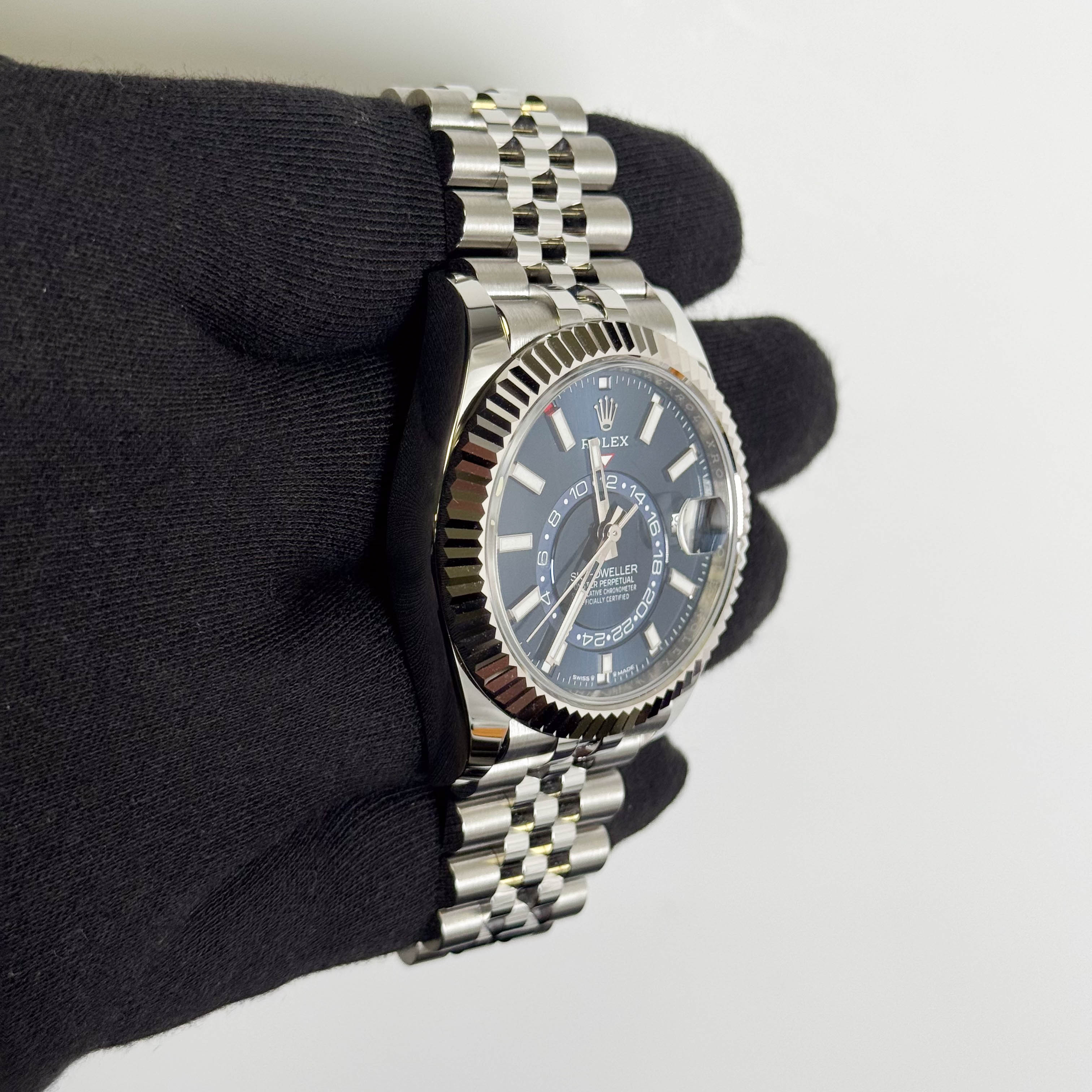 Rolex Sky-Dweller 42mm Blue Dial Watch Ref# 336934 - Happy Jewelers Fine Jewelry Lifetime Warranty