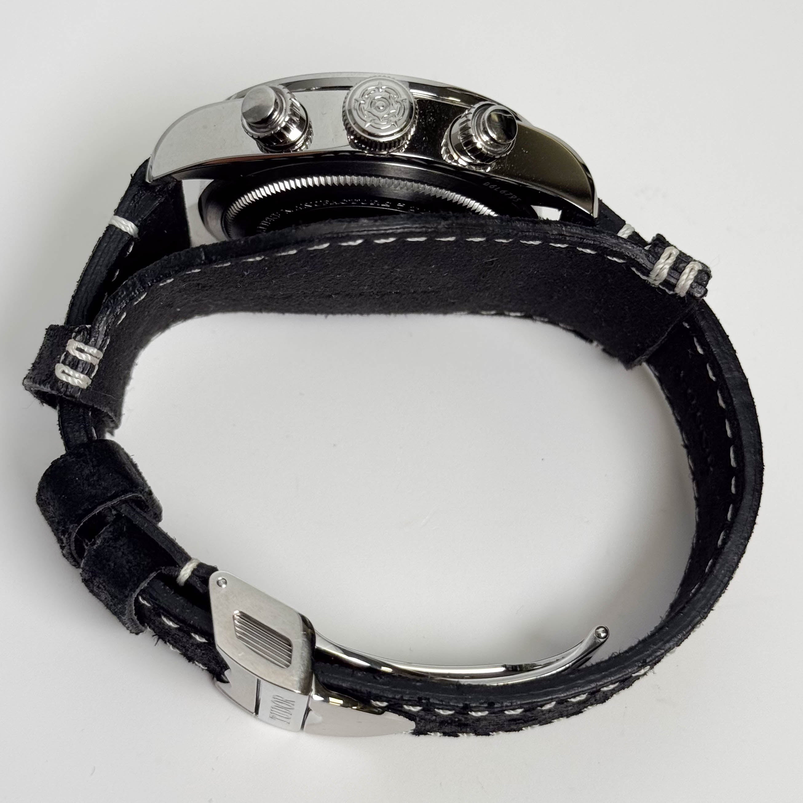 Tudor Black Bay Chrono 41mm Black Chronograph Dial Watch Ref# 79360N - Happy Jewelers Fine Jewelry Lifetime Warranty