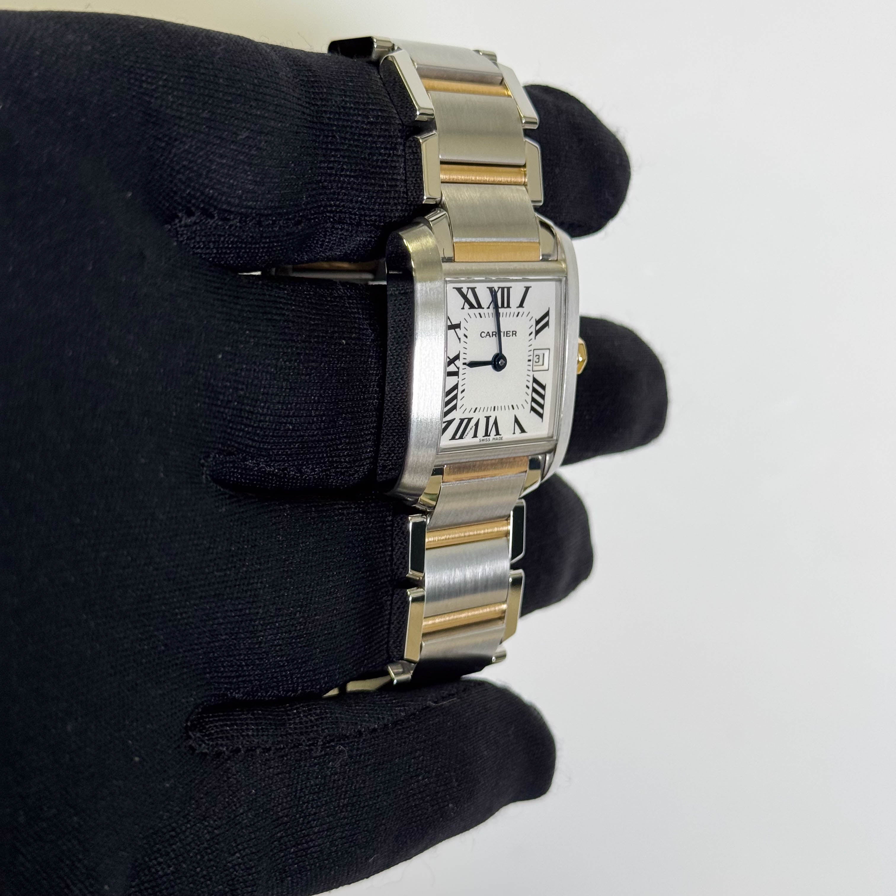 Cartier Tank 25mm White Dial Watch Ref# W51012Q4