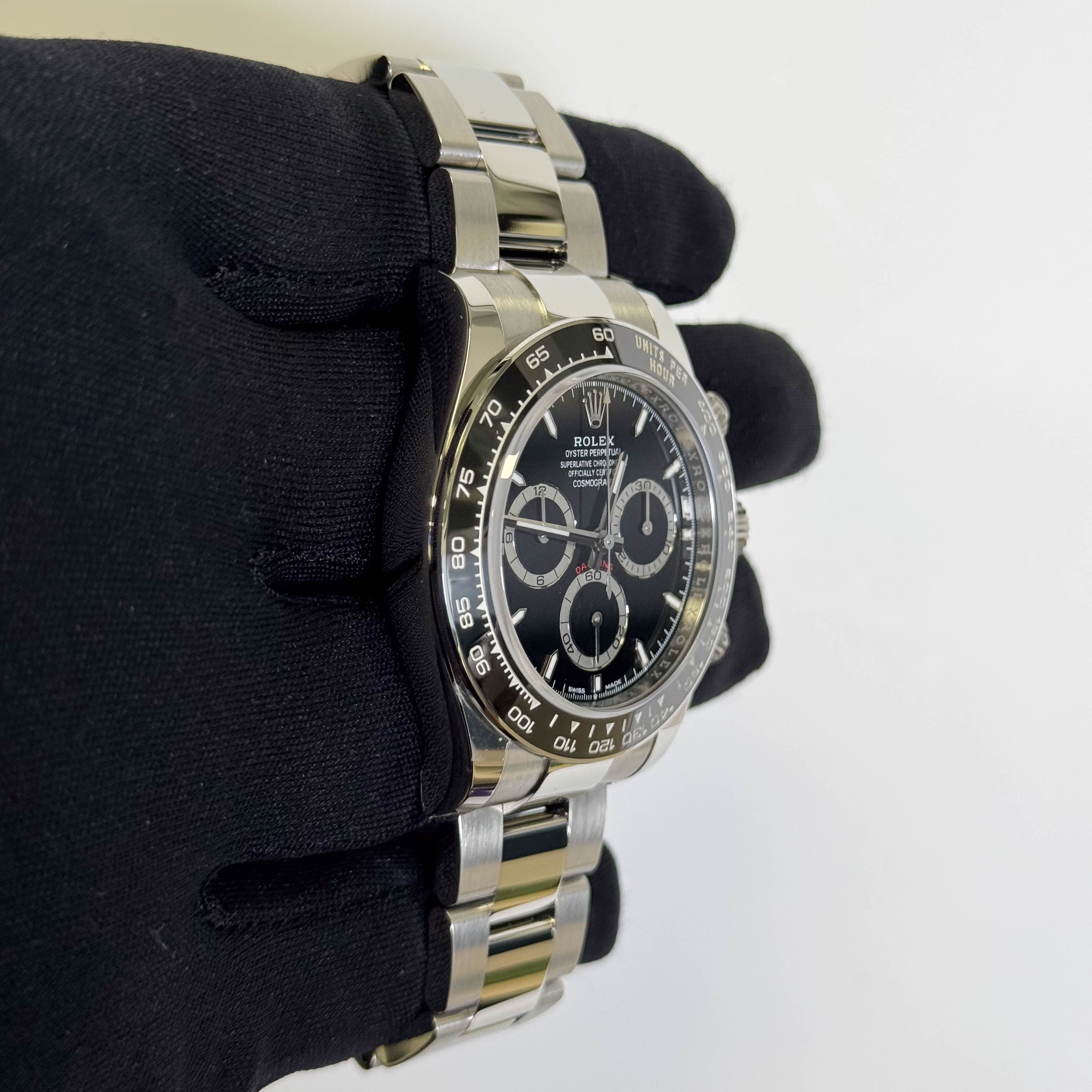 Rolex Daytona 40mm Black Dial Watch Ref# 126500LN