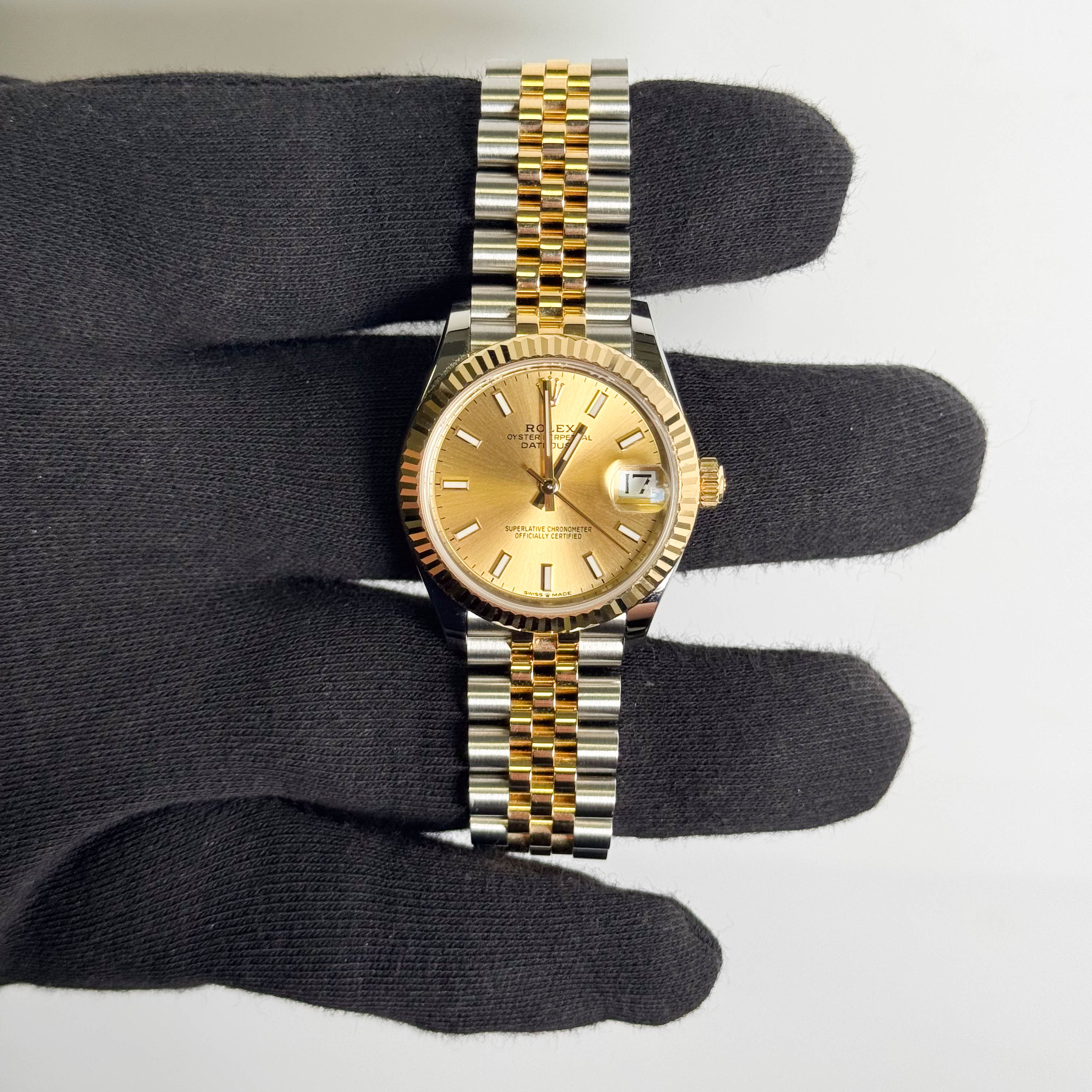 Rolex Datejust 31mm Champagne Dial Watch Ref# 278273 - Happy Jewelers Fine Jewelry Lifetime Warranty