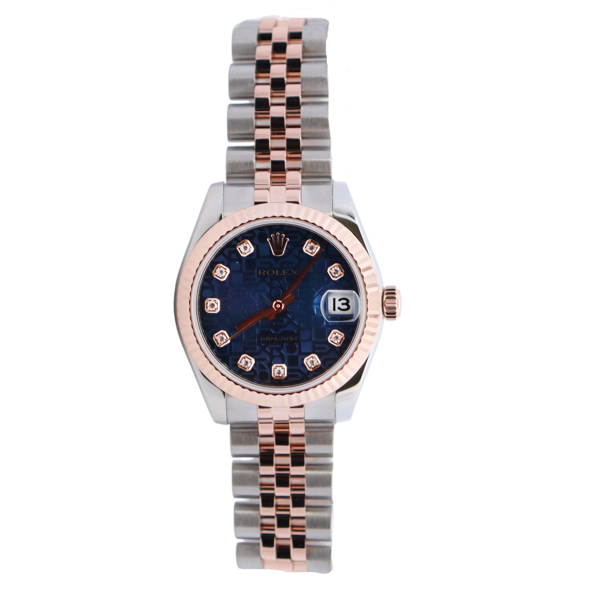 Rolex Datejust 31mm Blue Dial Watch Ref# 178271 - Happy Jewelers Fine Jewelry Lifetime Warranty