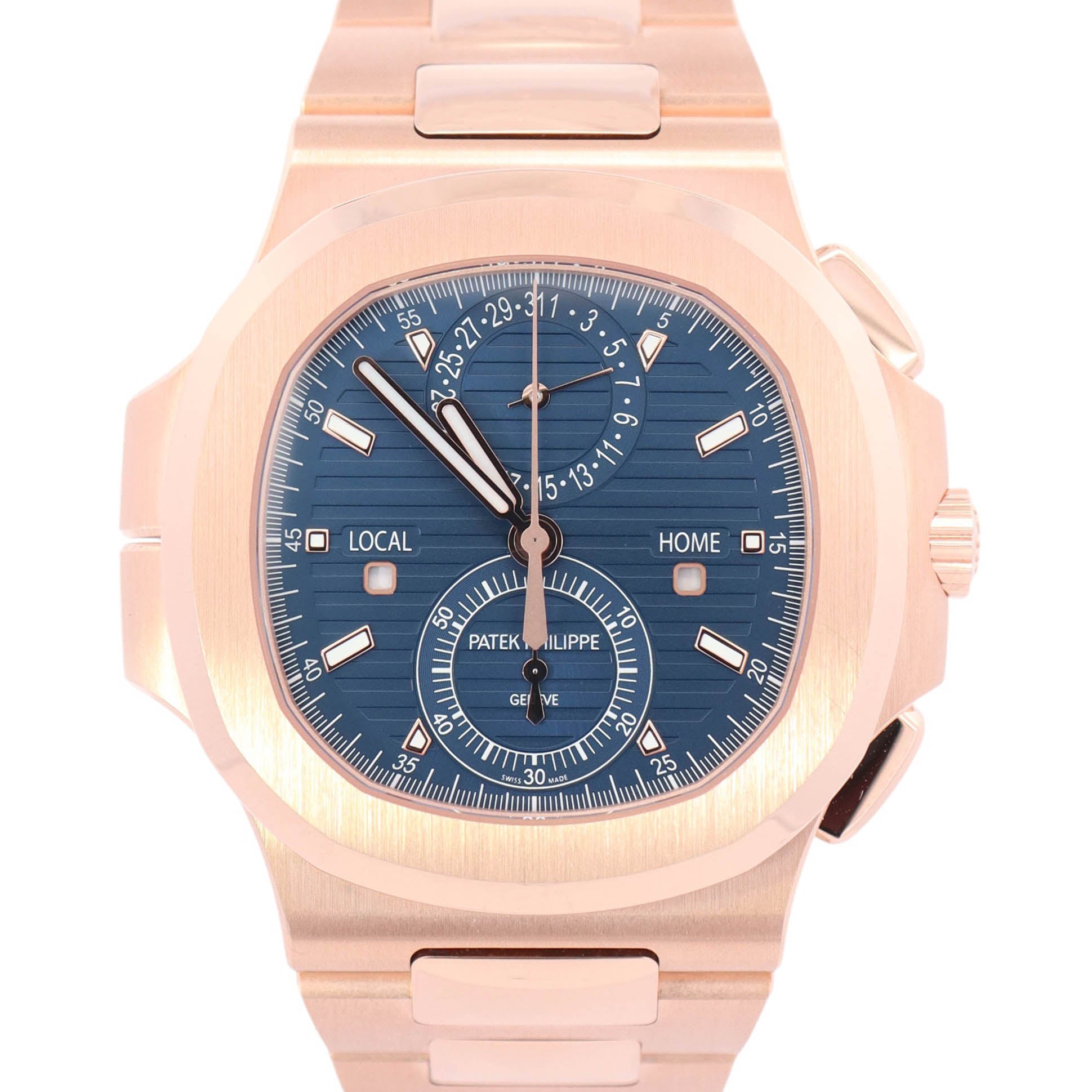 Patek Philippe Nautilus 40.5mm Blue Dial Watch Ref# 5990/1R-001 - Happy Jewelers Fine Jewelry Lifetime Warranty