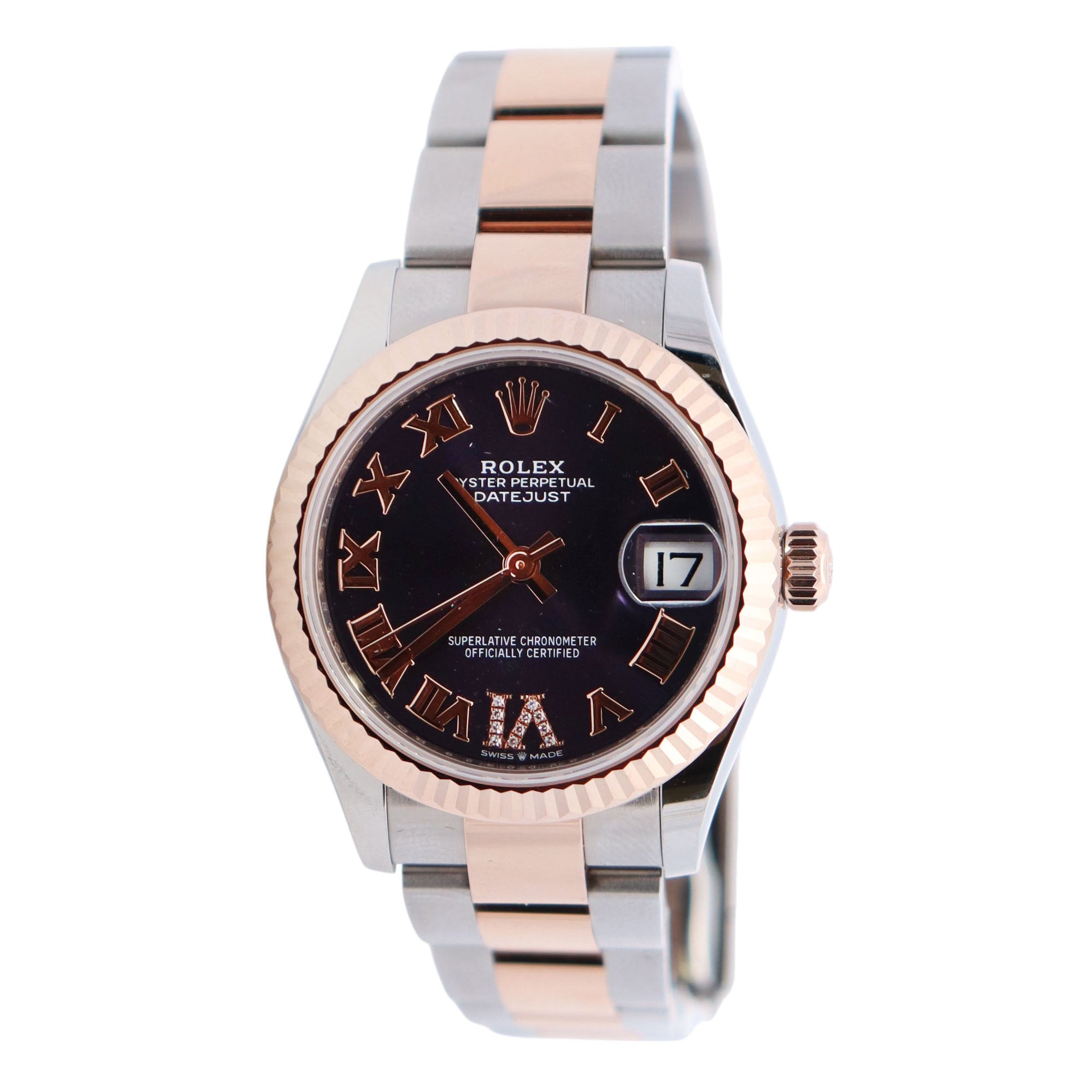 Rolex Datejust 31mm Purple Dial Watch Ref# 278271 - Happy Jewelers Fine Jewelry Lifetime Warranty