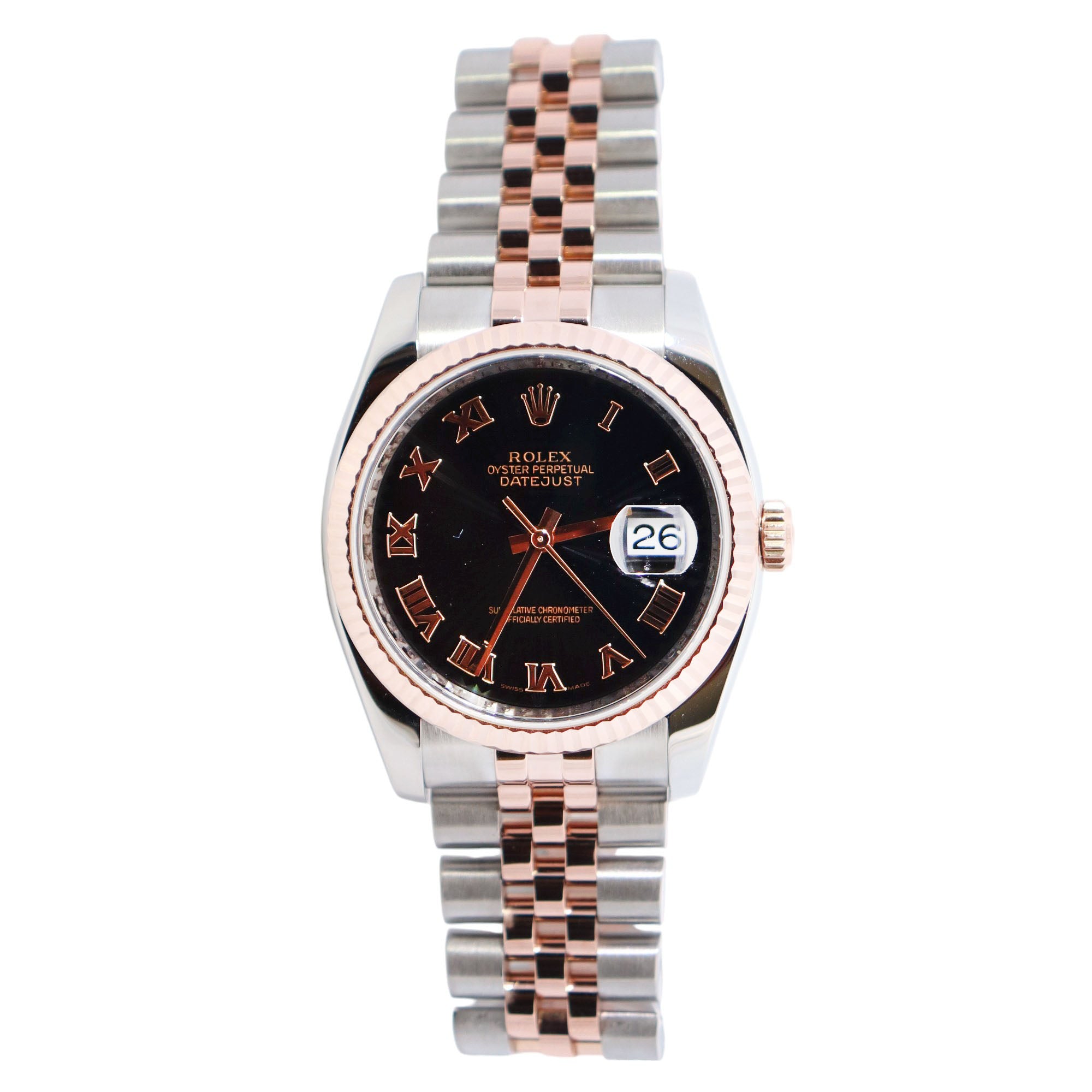 Rolex Datejust 36mm Black Dial Watch Ref# 116231 - Happy Jewelers Fine Jewelry Lifetime Warranty