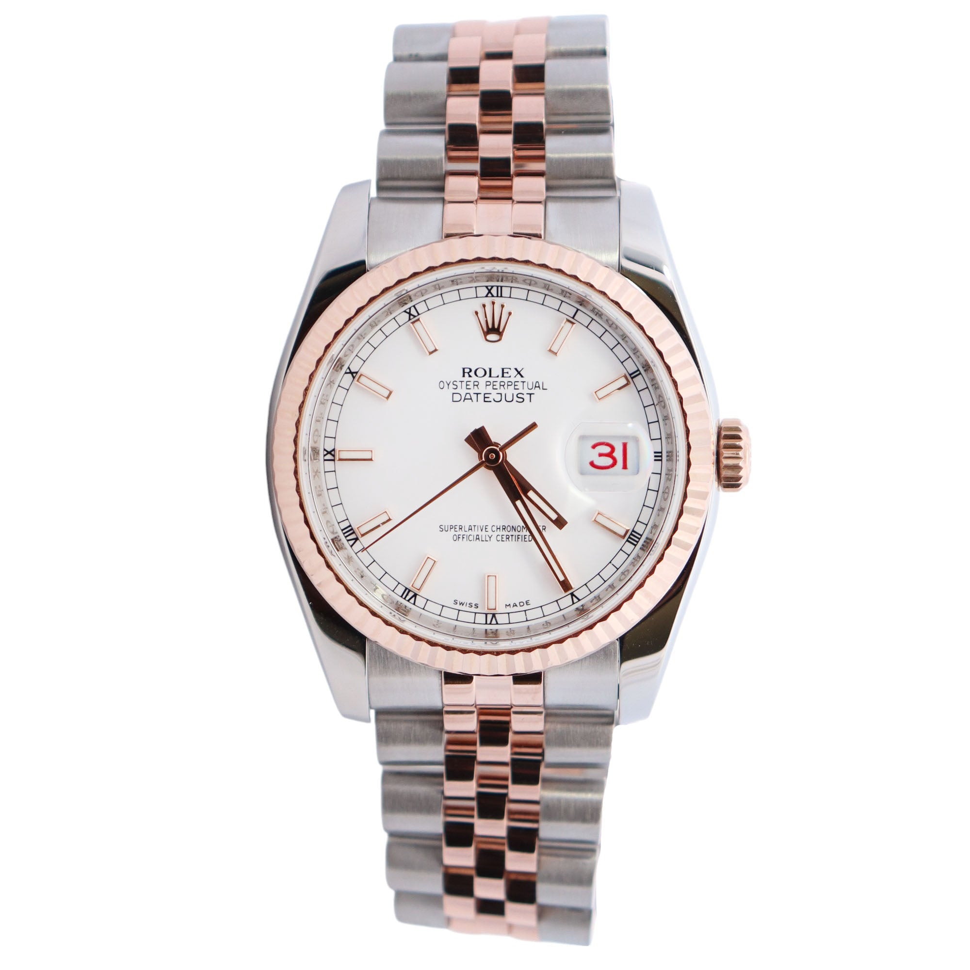 Rolex Datejust 36mm White Dial Watch Ref# 116231 - Happy Jewelers Fine Jewelry Lifetime Warranty