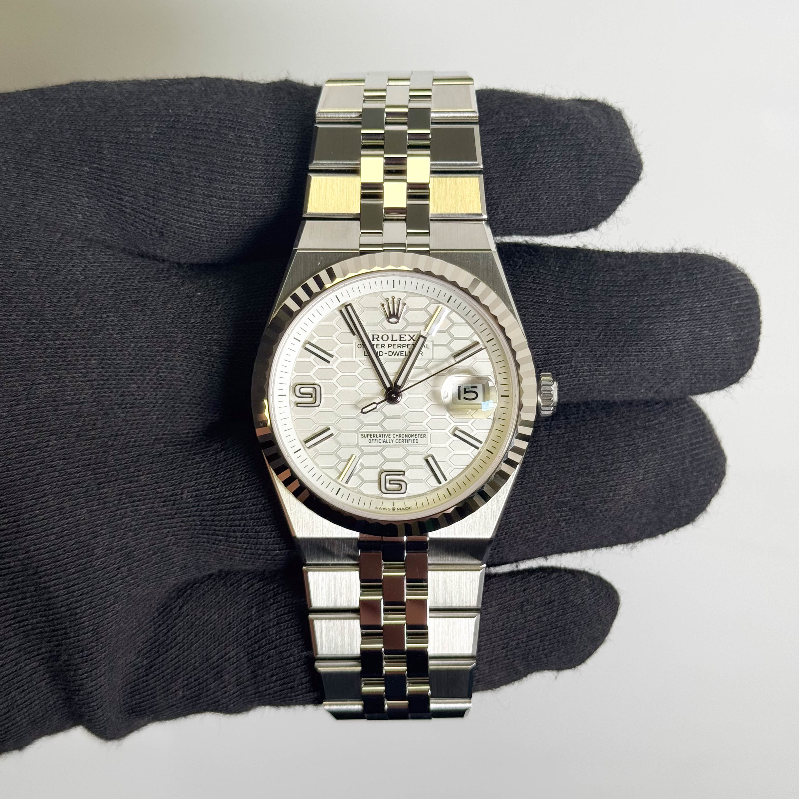 Rolex Land-Dweller 40mm White Dial Watch Ref # 127334