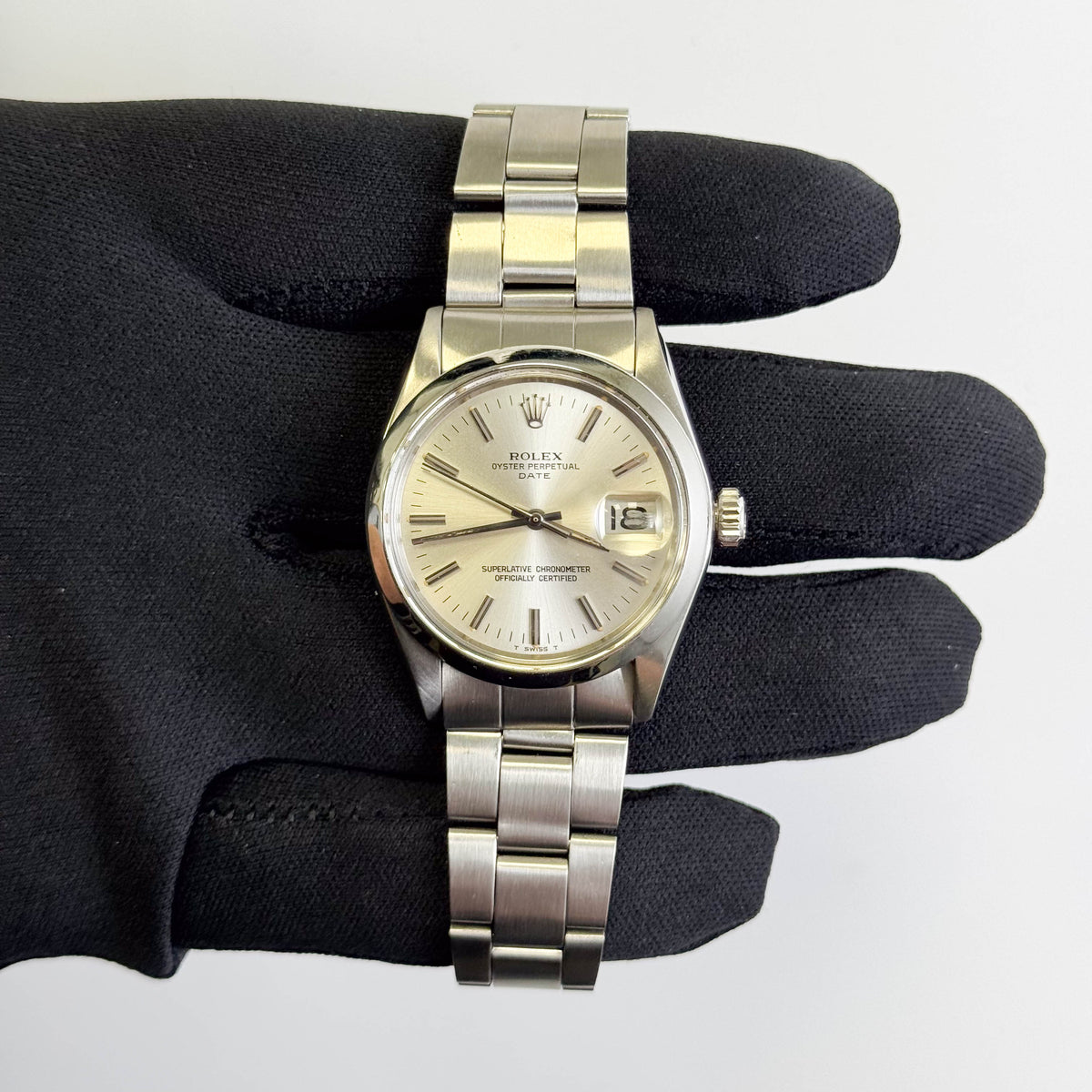 Rolex Oyster Perpetual 34mm Silver Dial Watch Ref# 1500