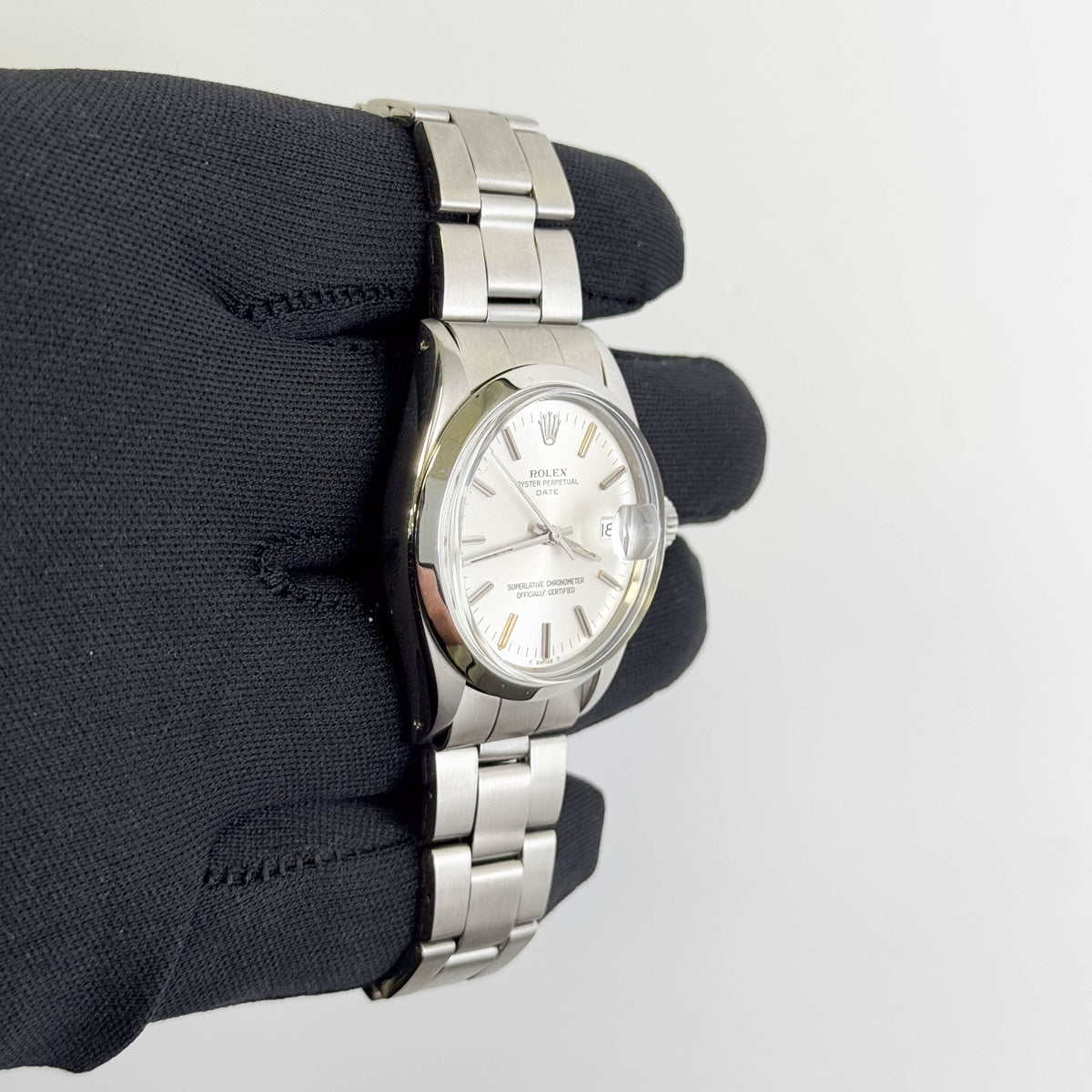 Rolex Oyster Perpetual 34mm Silver Dial Watch Ref# 1500