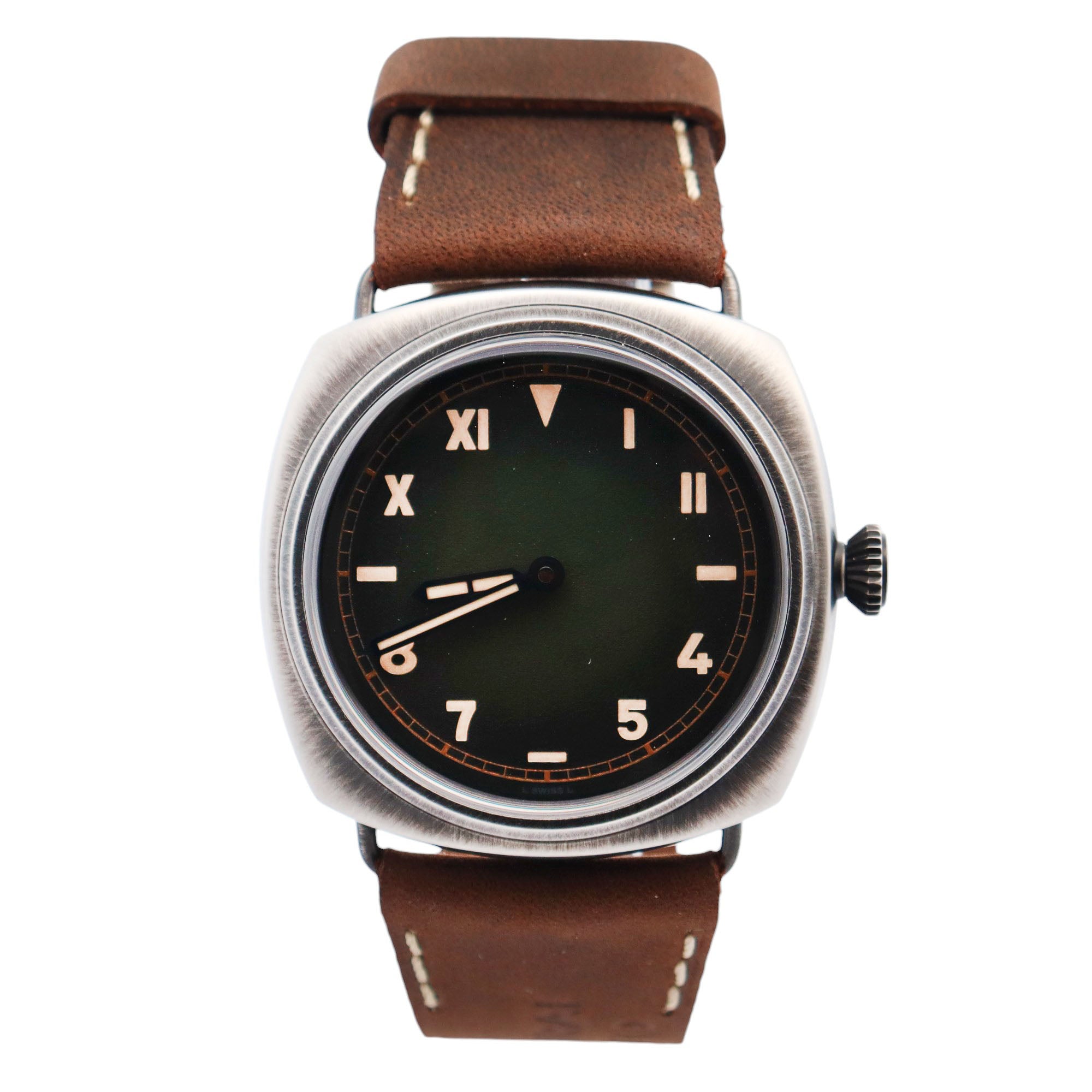Panerai Radiomir 45mm Green Dial Watch Ref# PAM01349 - Happy Jewelers Fine Jewelry Lifetime Warranty