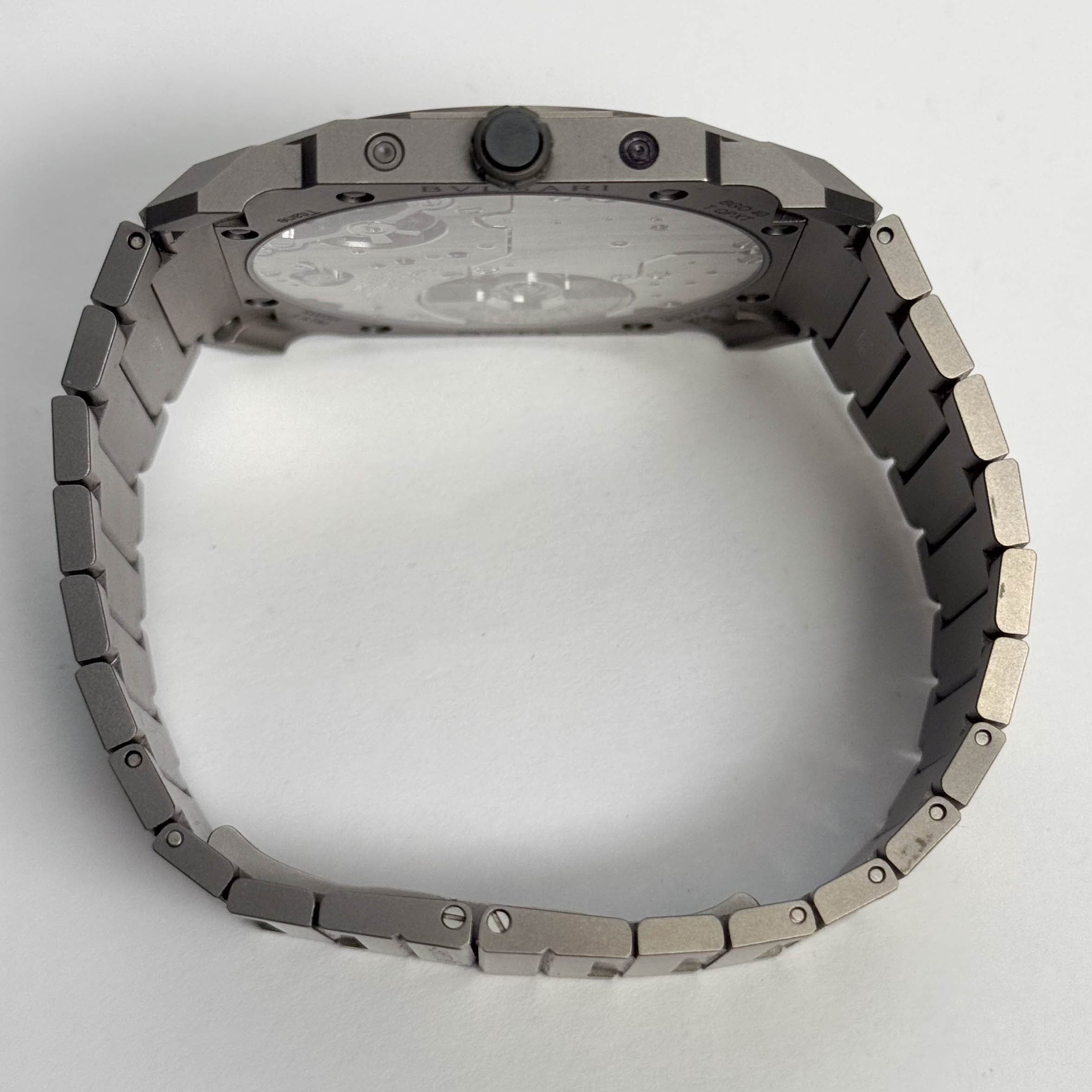 Bvlgari Octo Finissimo 40mm Grey Perpetual Calendar Dial Watch Ref: 103200