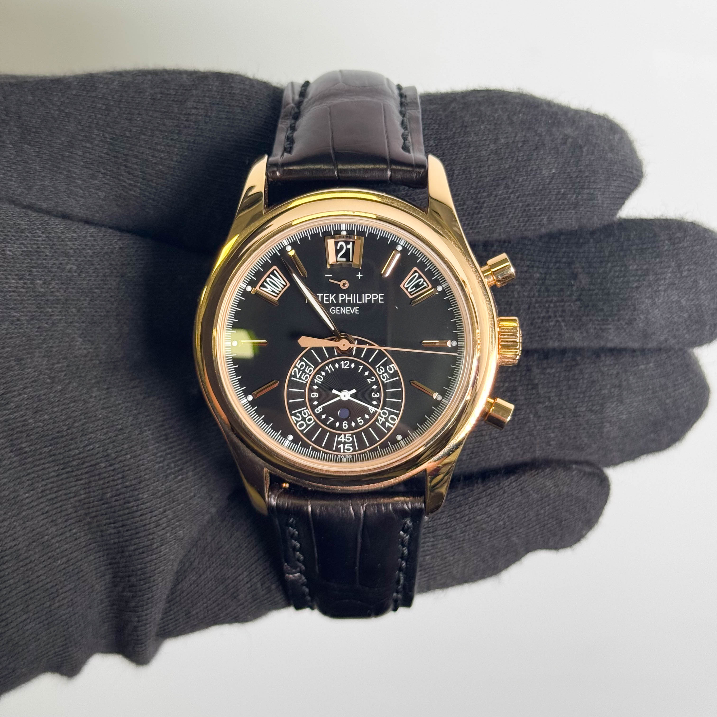 Patek Philippe Annual Calendar Black Dial Watch Ref: 2505R-010
