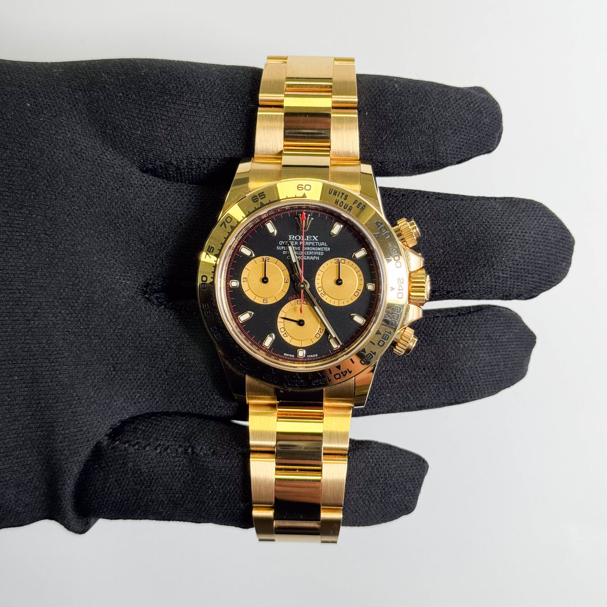 Rolex Daytona 40mm Black Dial Watch Ref# 116508