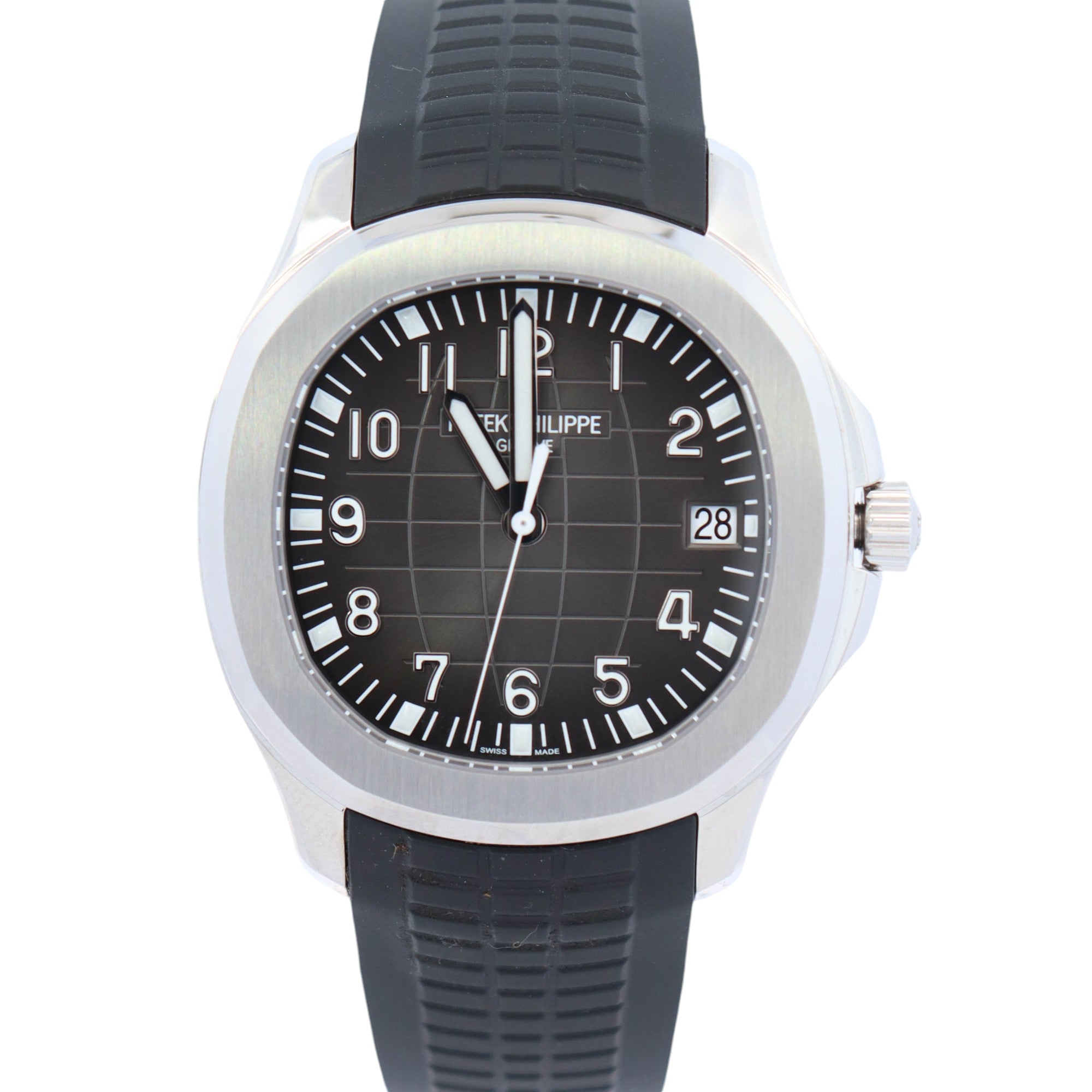 Patek Philippe Aquanuat 40mm Grey Dial Watch Ref# 5167A-001 - Happy Jewelers Fine Jewelry Lifetime Warranty