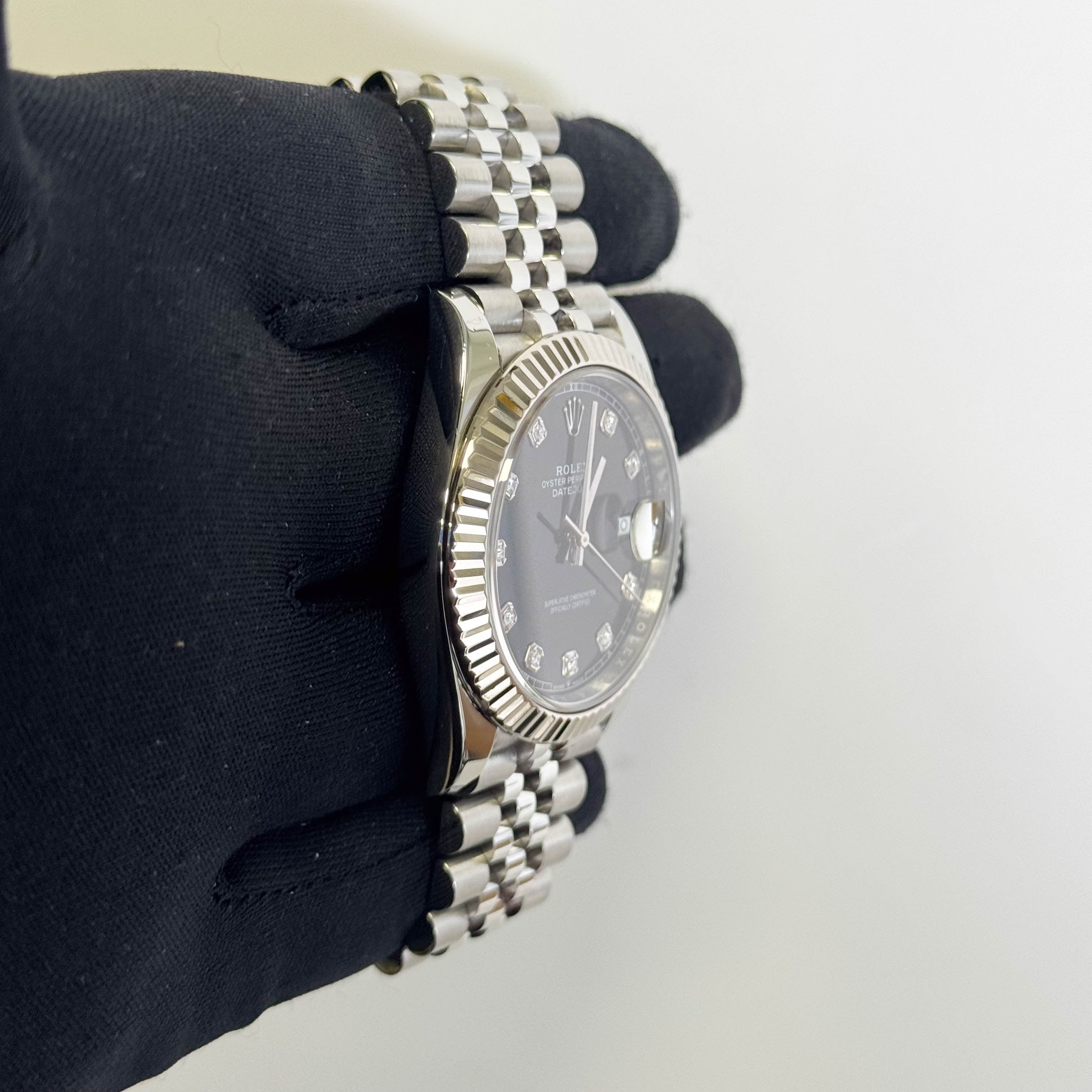 Rolex Datejust 41mm Black Dial Watch Ref# 126334 - Happy Jewelers Fine Jewelry Lifetime Warranty