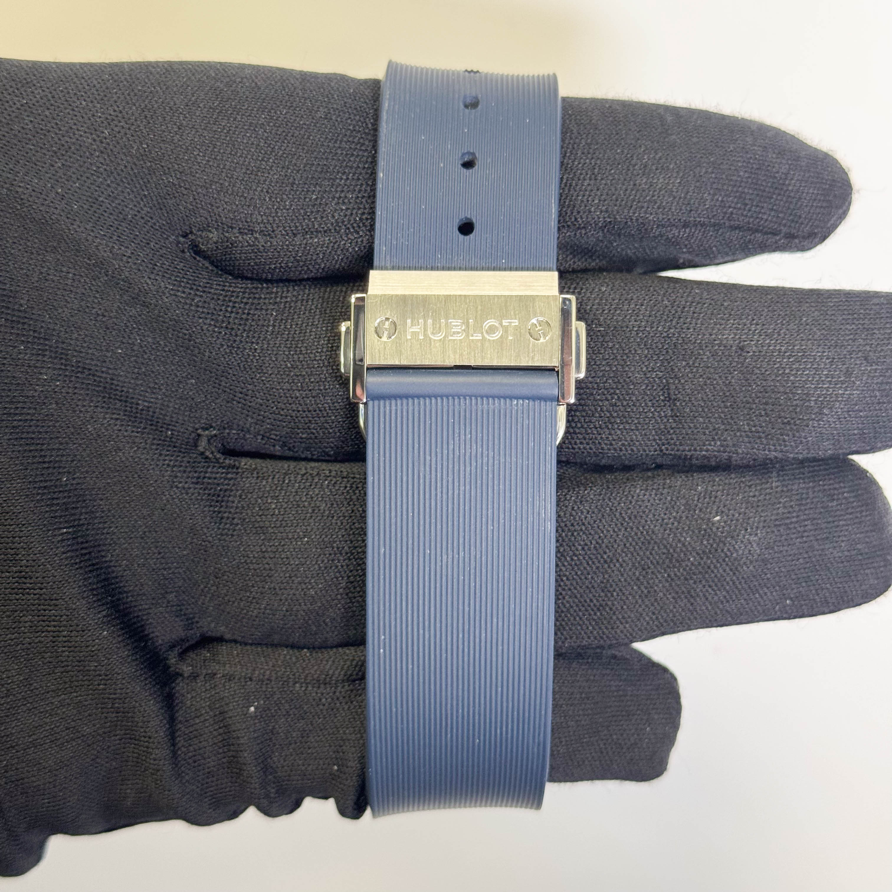 Hublot Classic Fusion 42mm Blue Dial Watch Ref# 542.NX.7170.RX - Happy Jewelers Fine Jewelry Lifetime Warranty