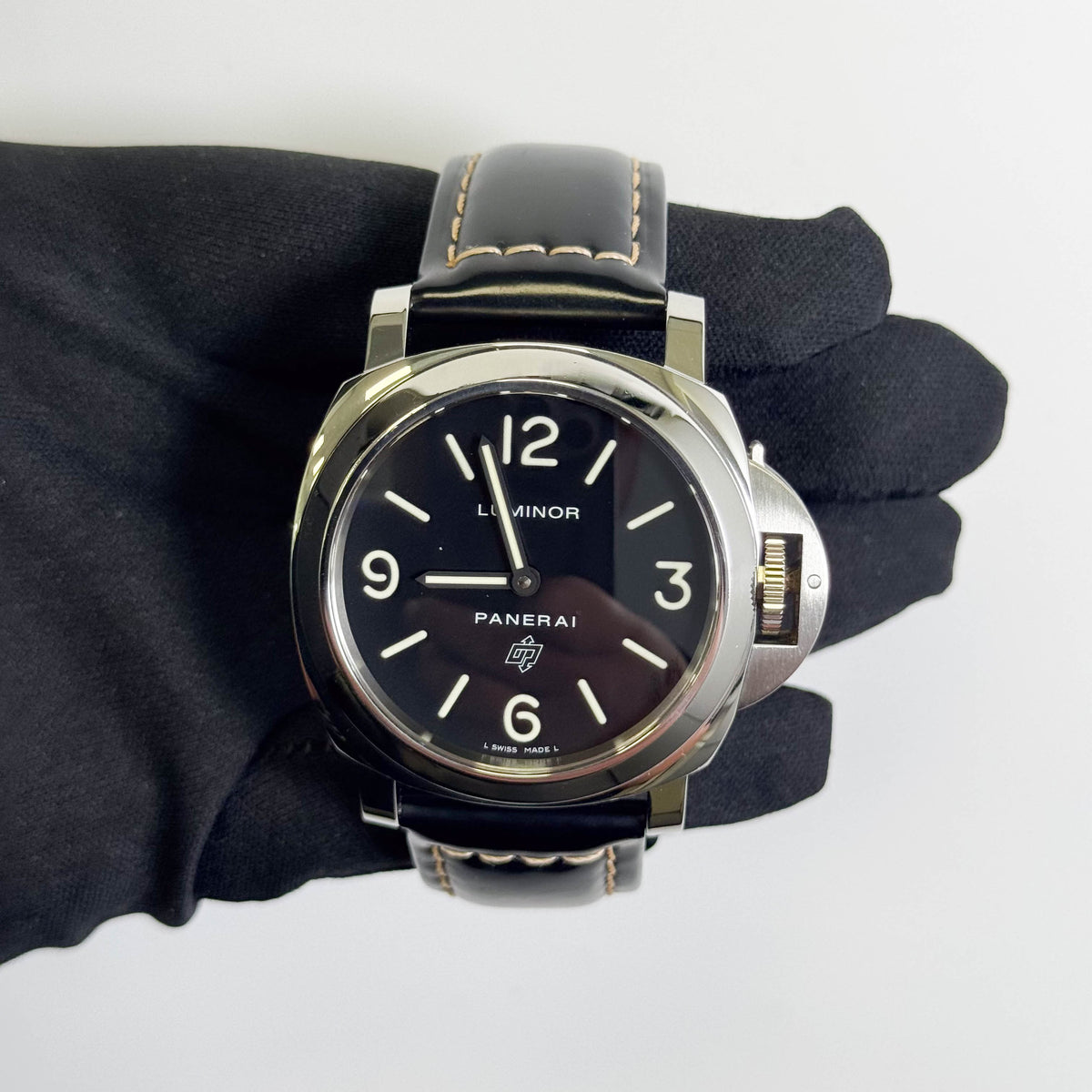 Panerai Luminor 44mm Black Dial Watch Ref# PAM0000