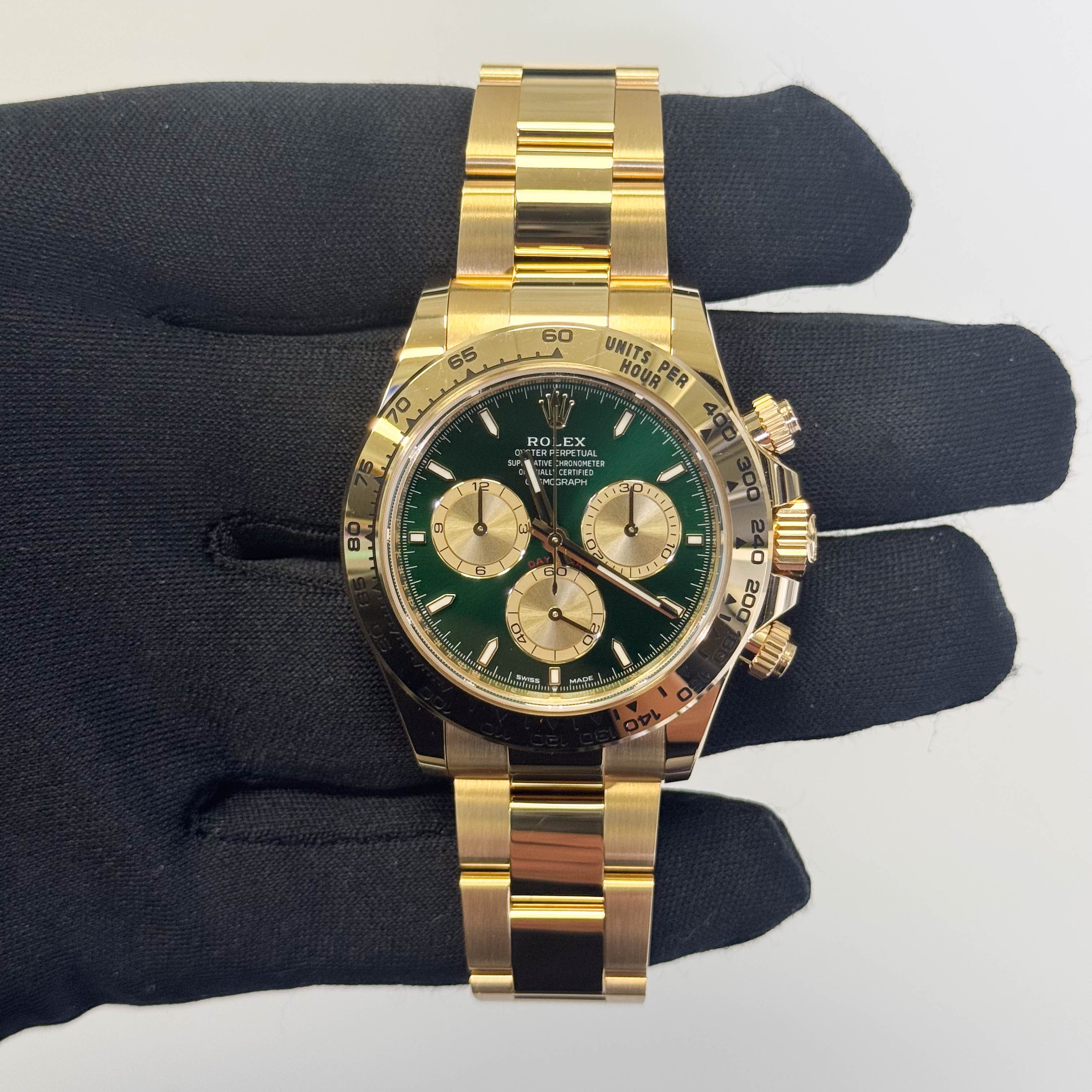 Rolex Daytona 40mm Green Dial Watch Ref# 126508