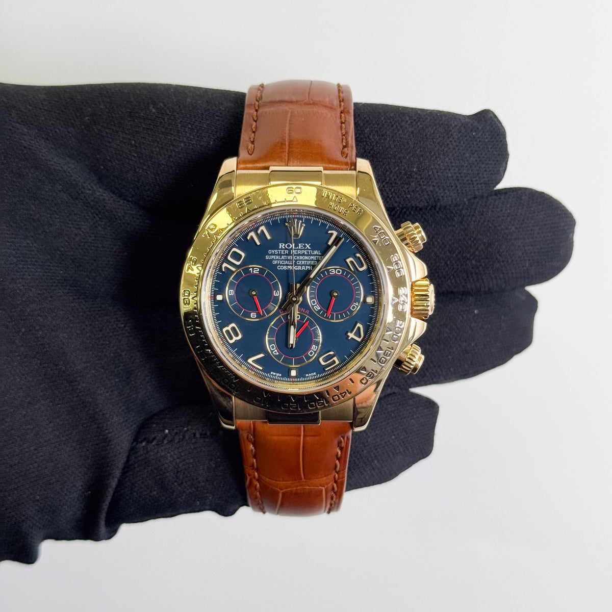 Rolex Daytona 40mm Blue Dial Watch Ref# 116518LN