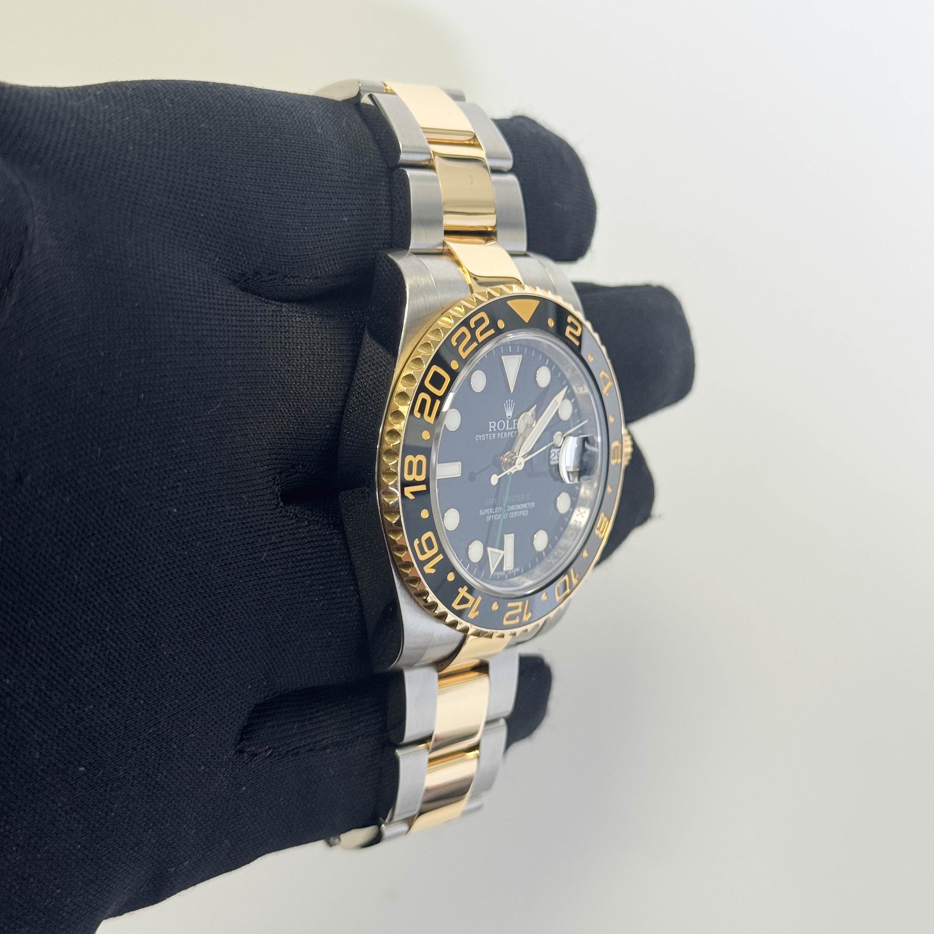 Rolex GMT-Master II 40mm Black Dial Watch Ref# 116713LN - Happy Jewelers Fine Jewelry Lifetime Warranty