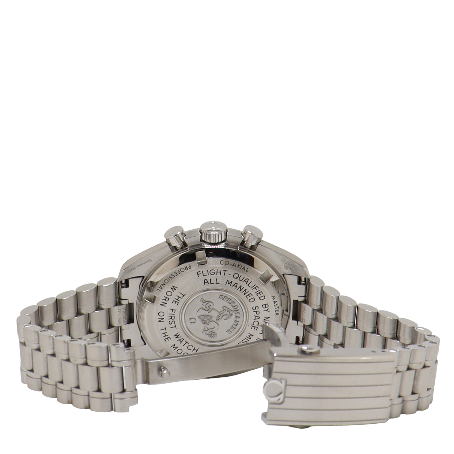 Omega Speedmaster Stainless Steel 42mm Black Chronograph Dial Watch Ref#  310.30.42.50.01.001 - Happy Jewelers Fine Jewelry Lifetime Warranty
