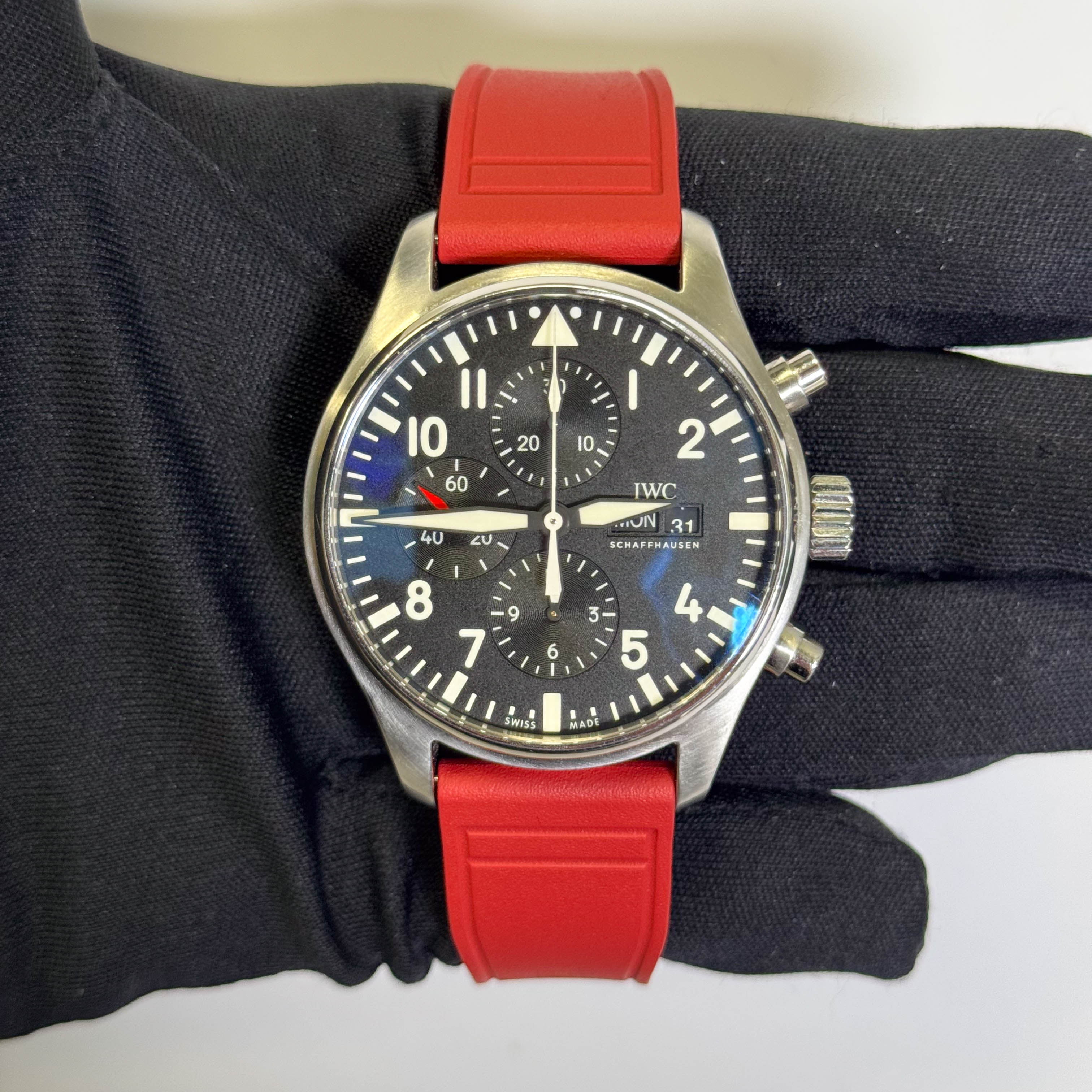 IWC Pilots 43mm Black Dial Watch Ref# IW377709