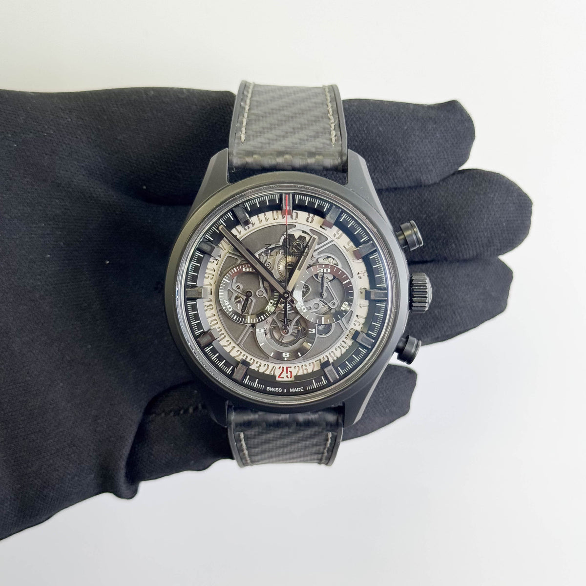 Zenith El Primero Skeleton 45mm Skeleton Dial Watch Ref# 49.2520.400/98.R578