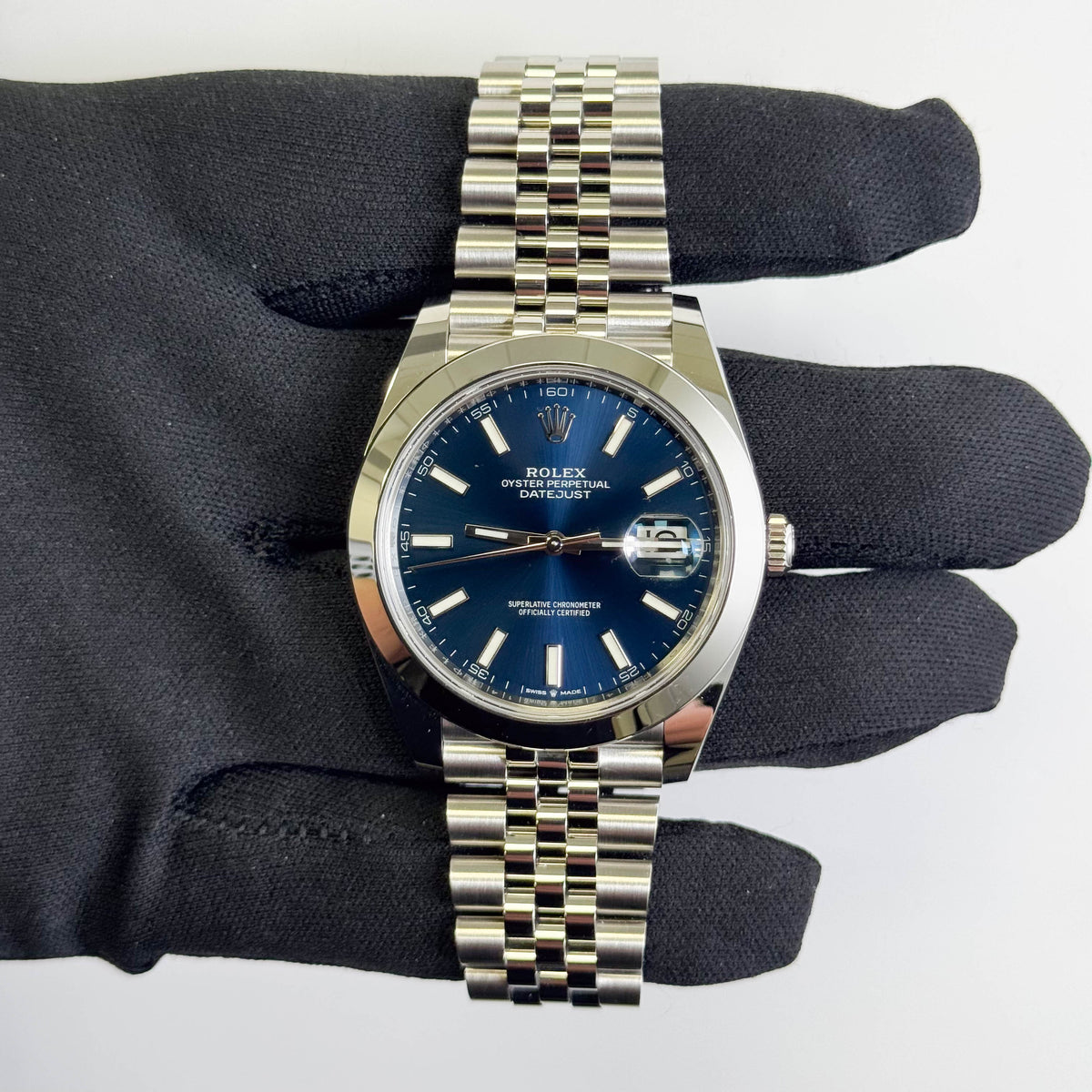 Rolex Datejust 41mm Blue Dial Watch Ref# 126300
