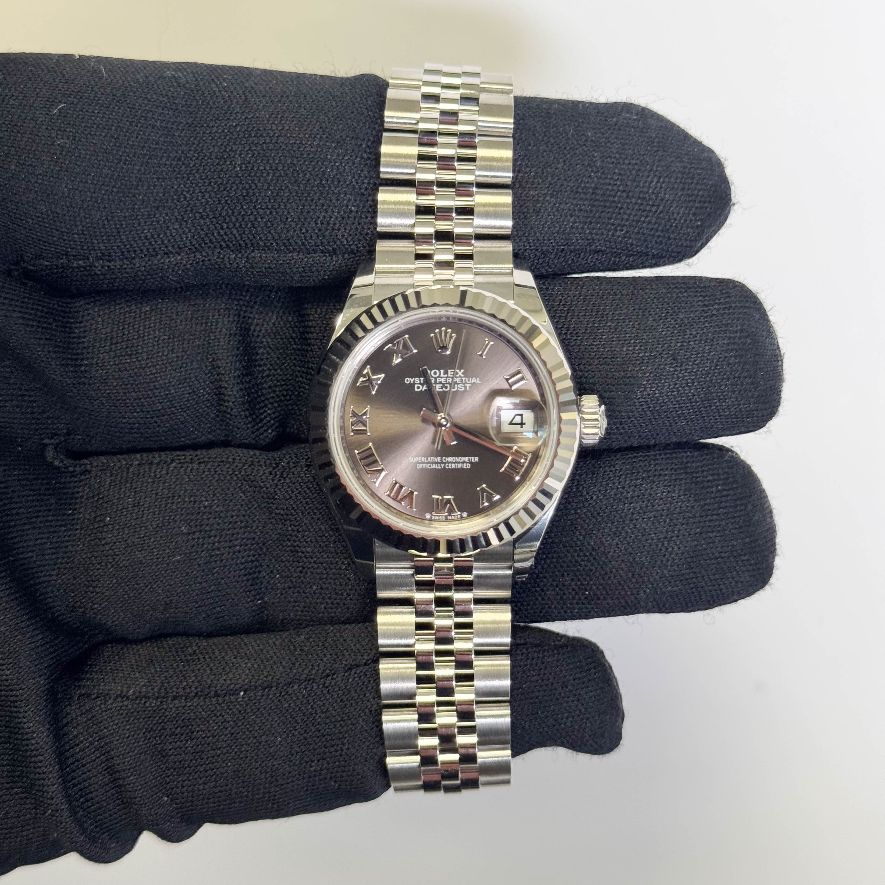 Rolex Datejust 28mm Grey Dial Watch Ref# 279174 - Happy Jewelers Fine Jewelry Lifetime Warranty