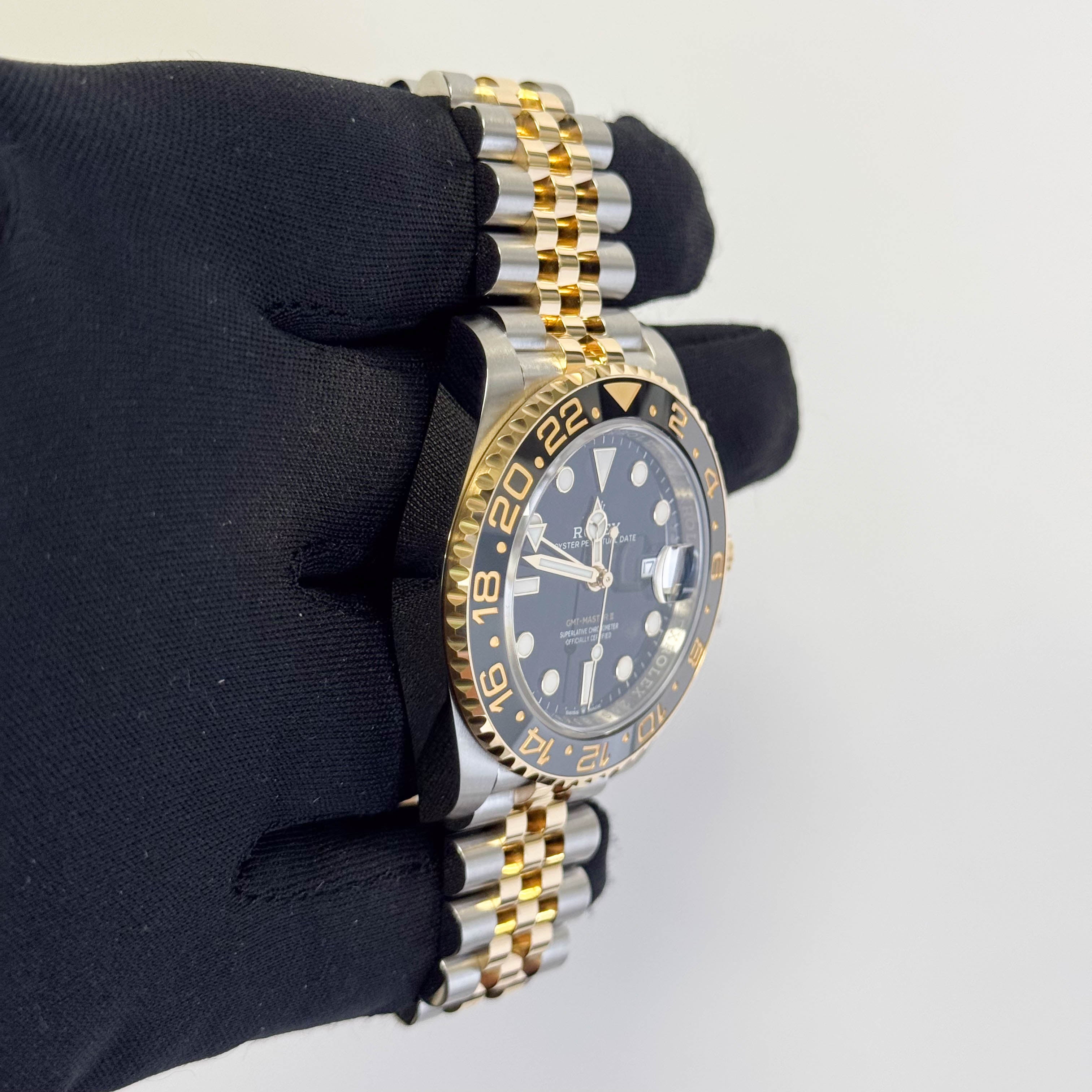 Rolex GMT-Master II Guinness 40mm Black Dial Watch Ref# 126713GRNR - Happy Jewelers Fine Jewelry Lifetime Warranty