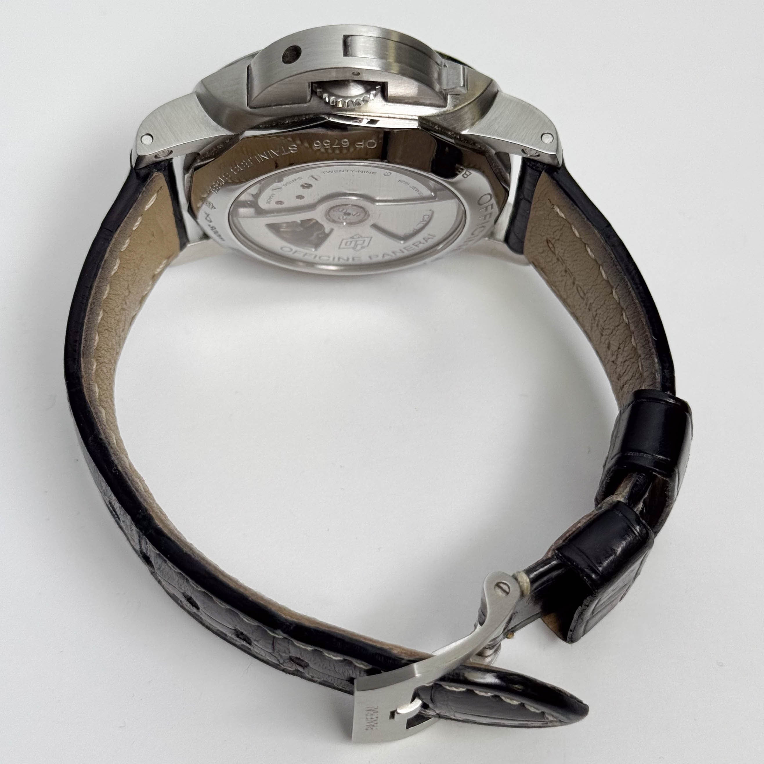 Panerai Luminor 1950 3 Days GMT 44mm Back Dial Watch Ref# PAM00321 - Happy Jewelers Fine Jewelry Lifetime Warranty