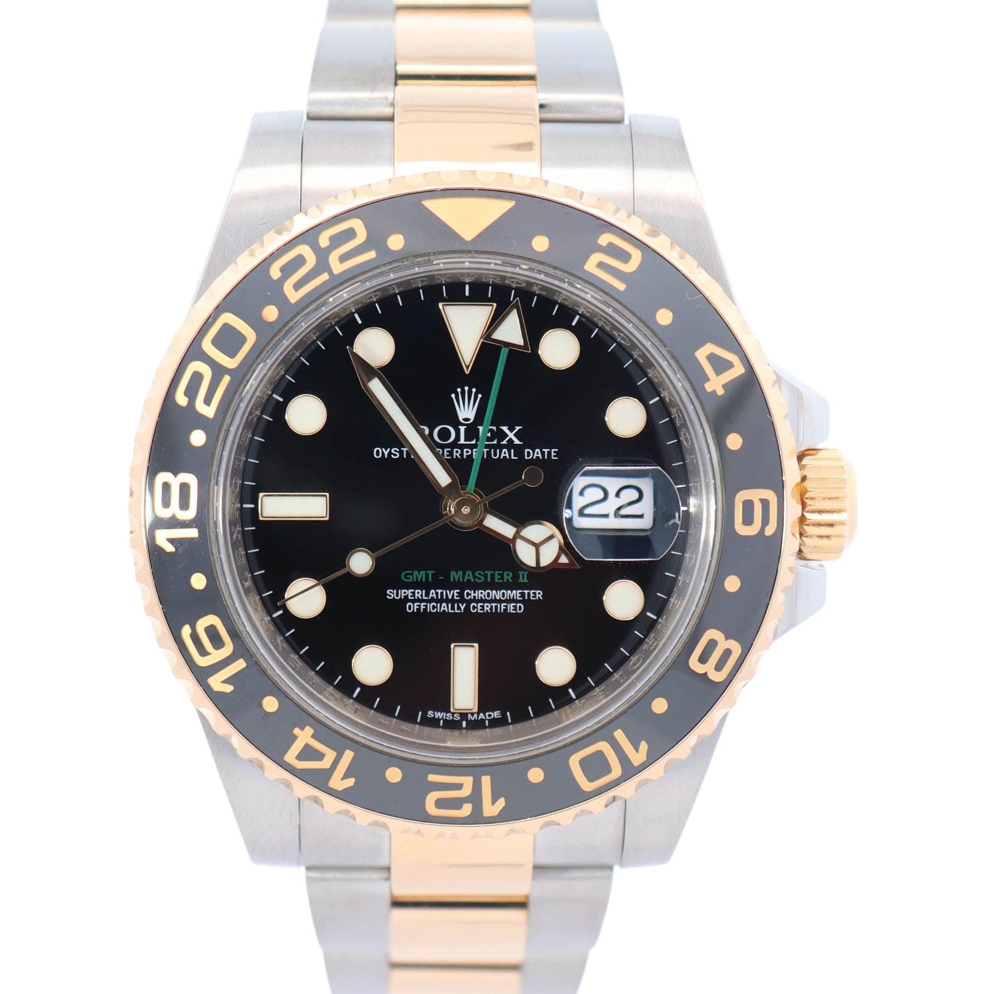 Rolex GMT-Master II 40mm Black Dial Watch Ref# 116713LN - Happy Jewelers Fine Jewelry Lifetime Warranty