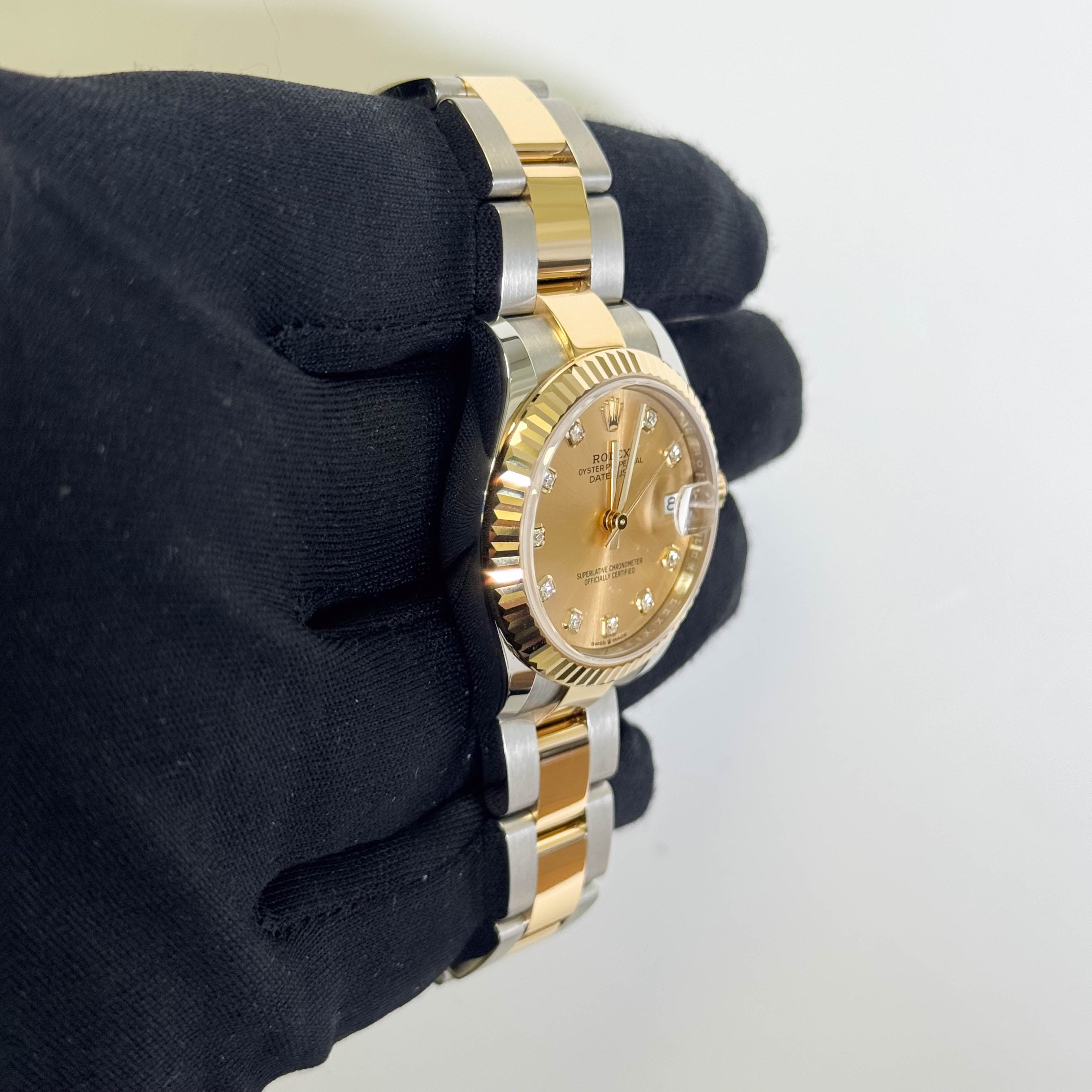 Rolex Datejust 31mm Champagne Dial Watch Ref# 278273 - Happy Jewelers Fine Jewelry Lifetime Warranty