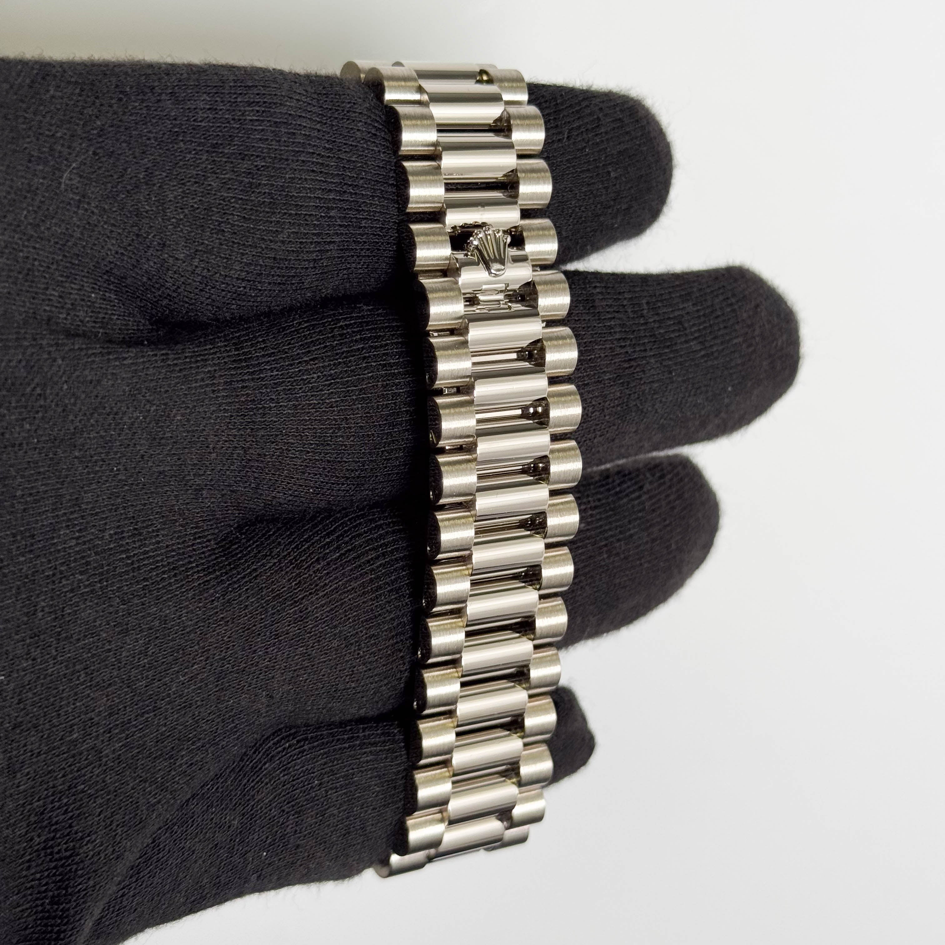 Rolex Day-Date 40mm Rhodium Tuxedo Dial Watch Ref# 228239 - Happy Jewelers Fine Jewelry Lifetime Warranty