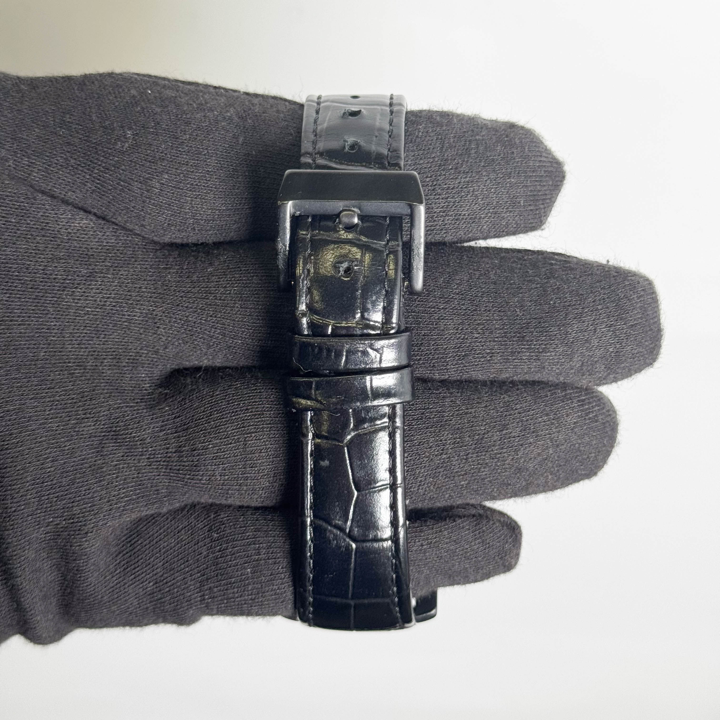 Bvlgari Carbongold 40mm Black Dial Watch Ref# BB40CL
