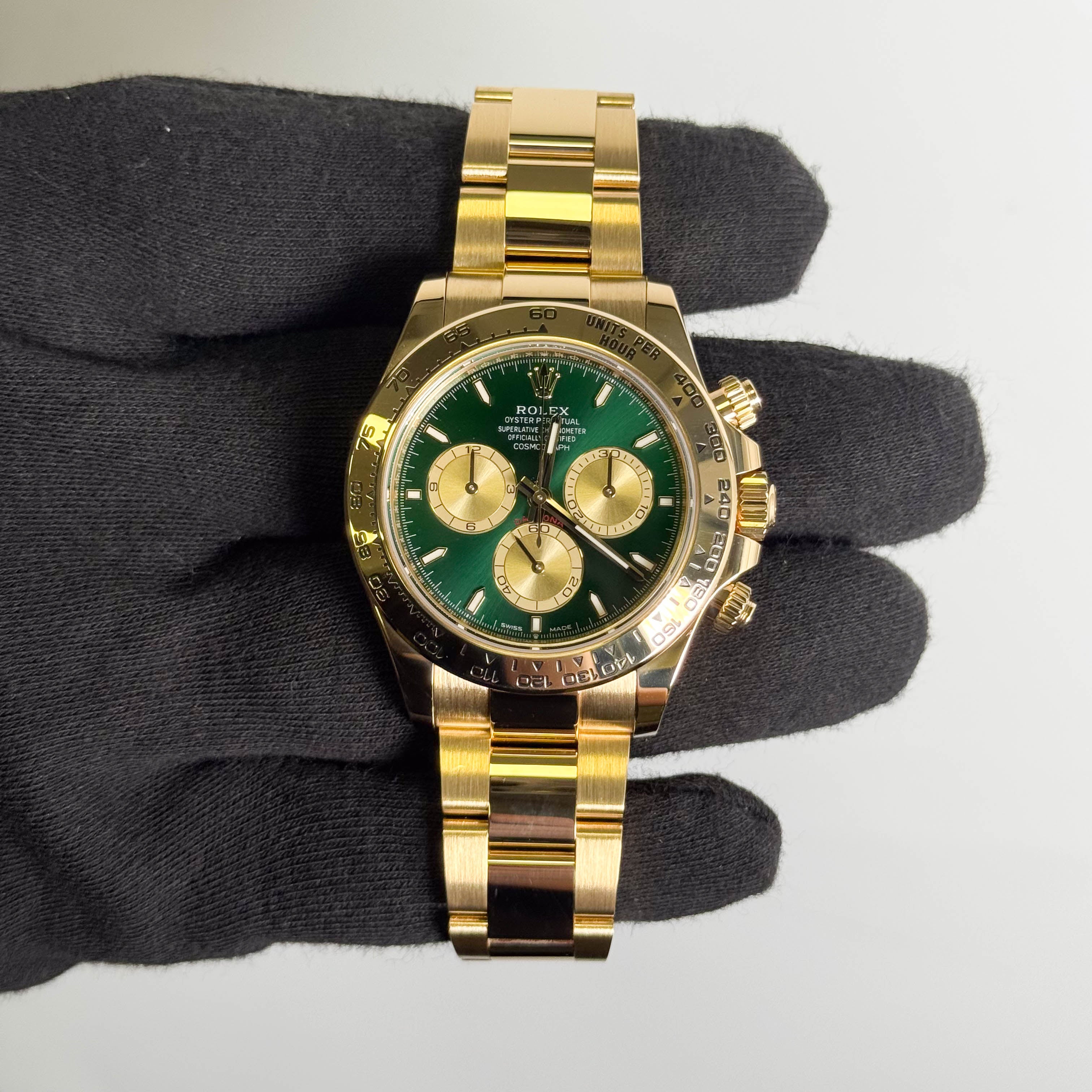 Rolex Daytona 40mm Green Dial Watch Ref# 126508