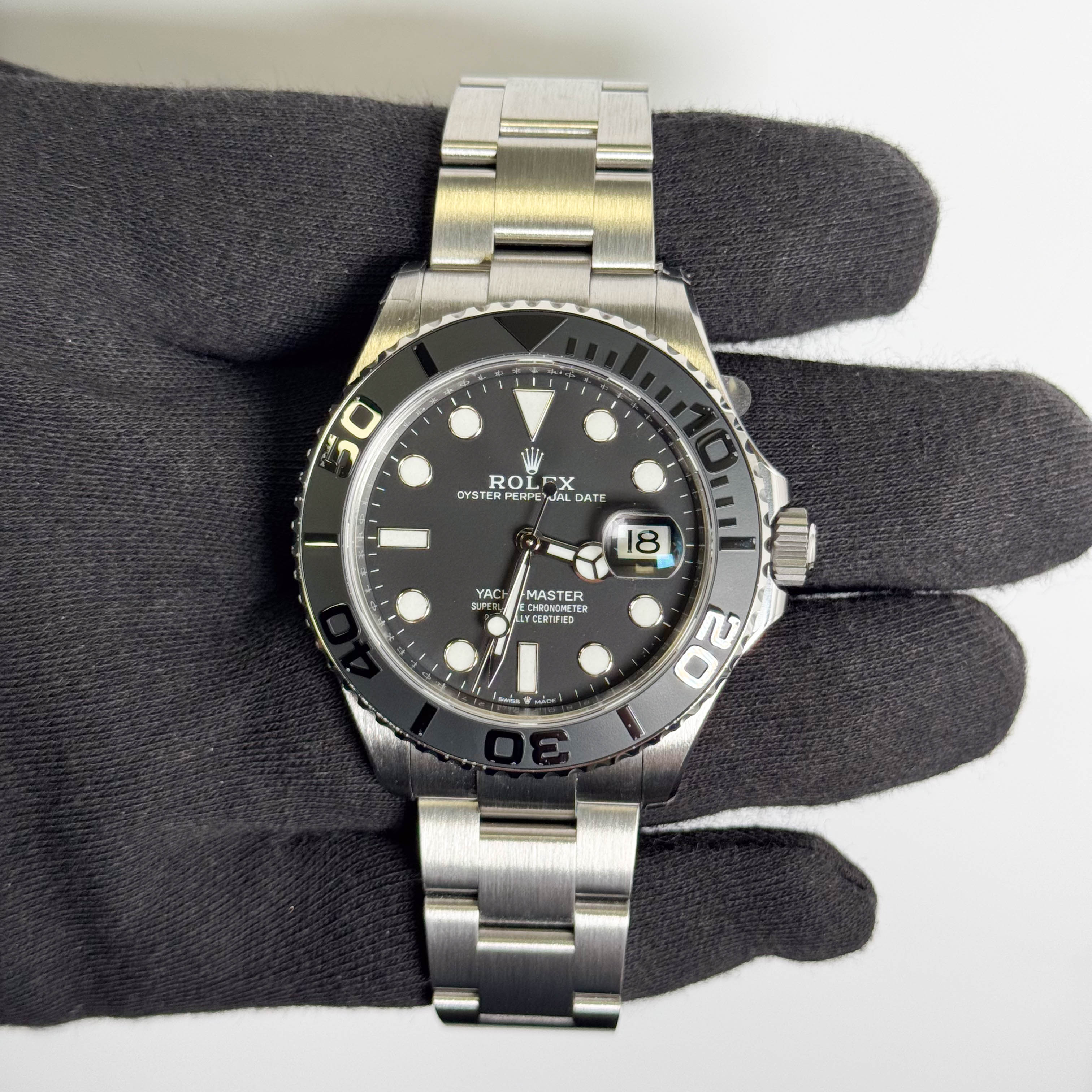 Rolex Yacht-Master 42mm Black Dial Watch Ref# 226627