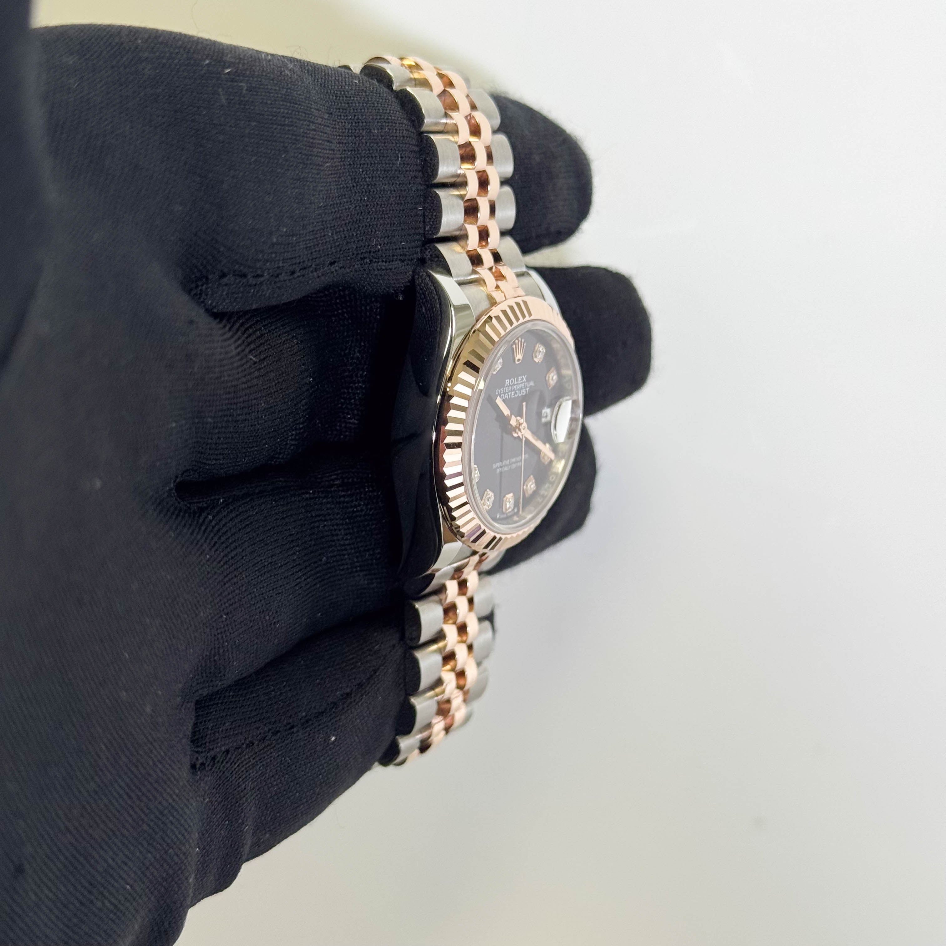 Rolex Datejust 28mm Purple Dial Watch Ref# 279171 - Happy Jewelers Fine Jewelry Lifetime Warranty