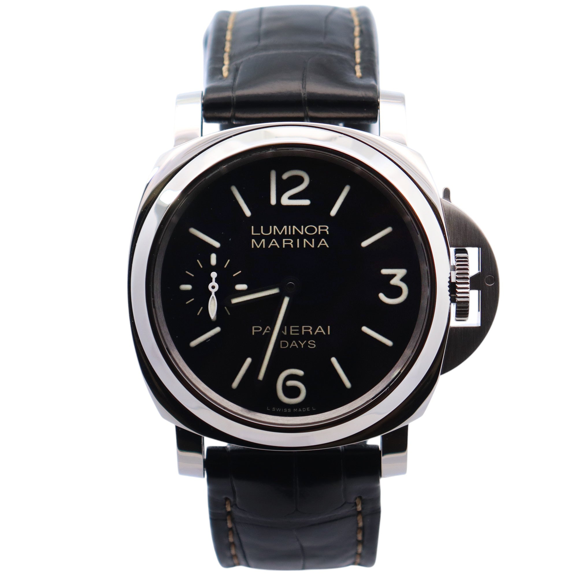 Panerai Luminor 44mm Black Dial Ref# PAM00510 - Happy Jewelers Fine Jewelry Lifetime Warranty