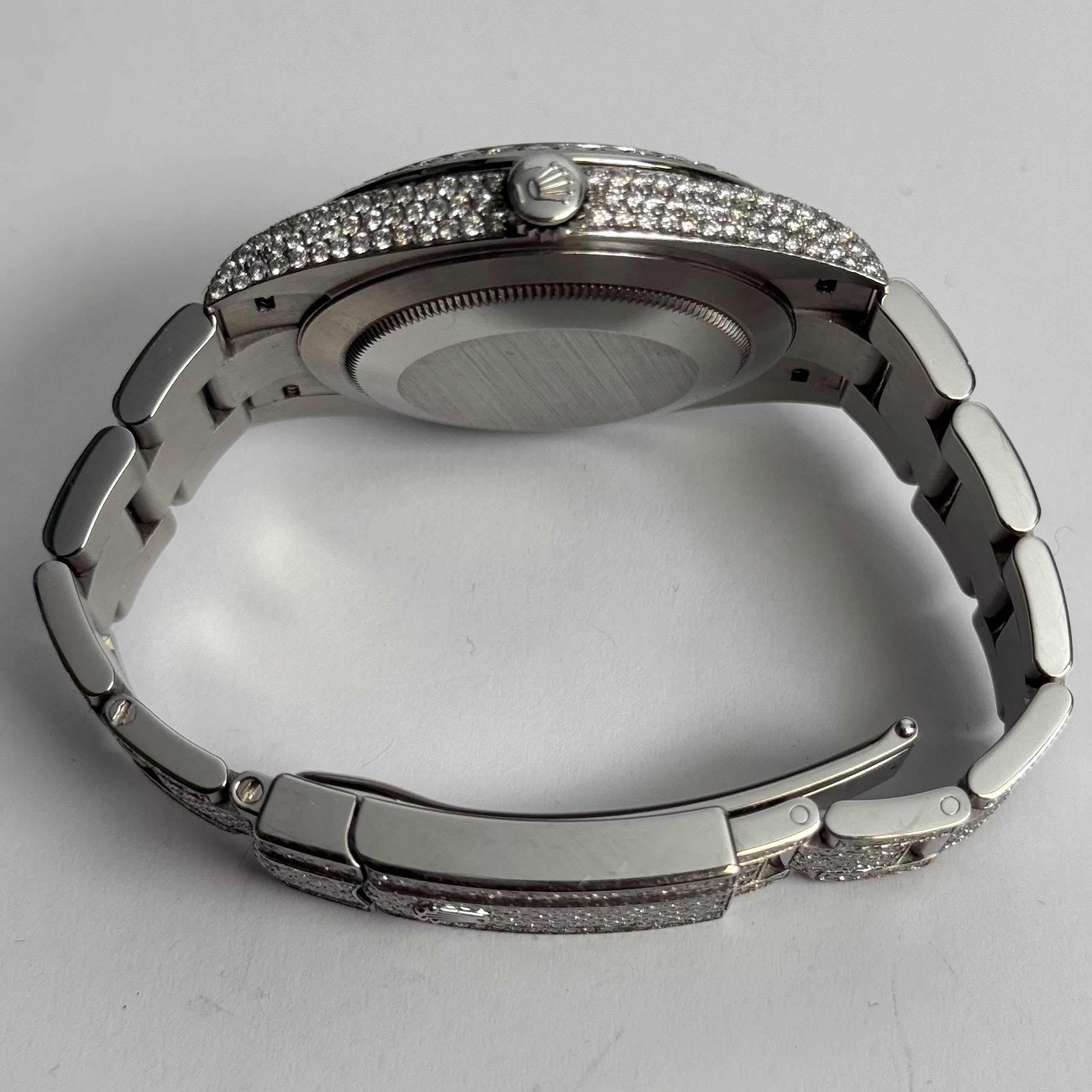 Rolex Datejust 41mm Pave Dial Watch Ref# 126300