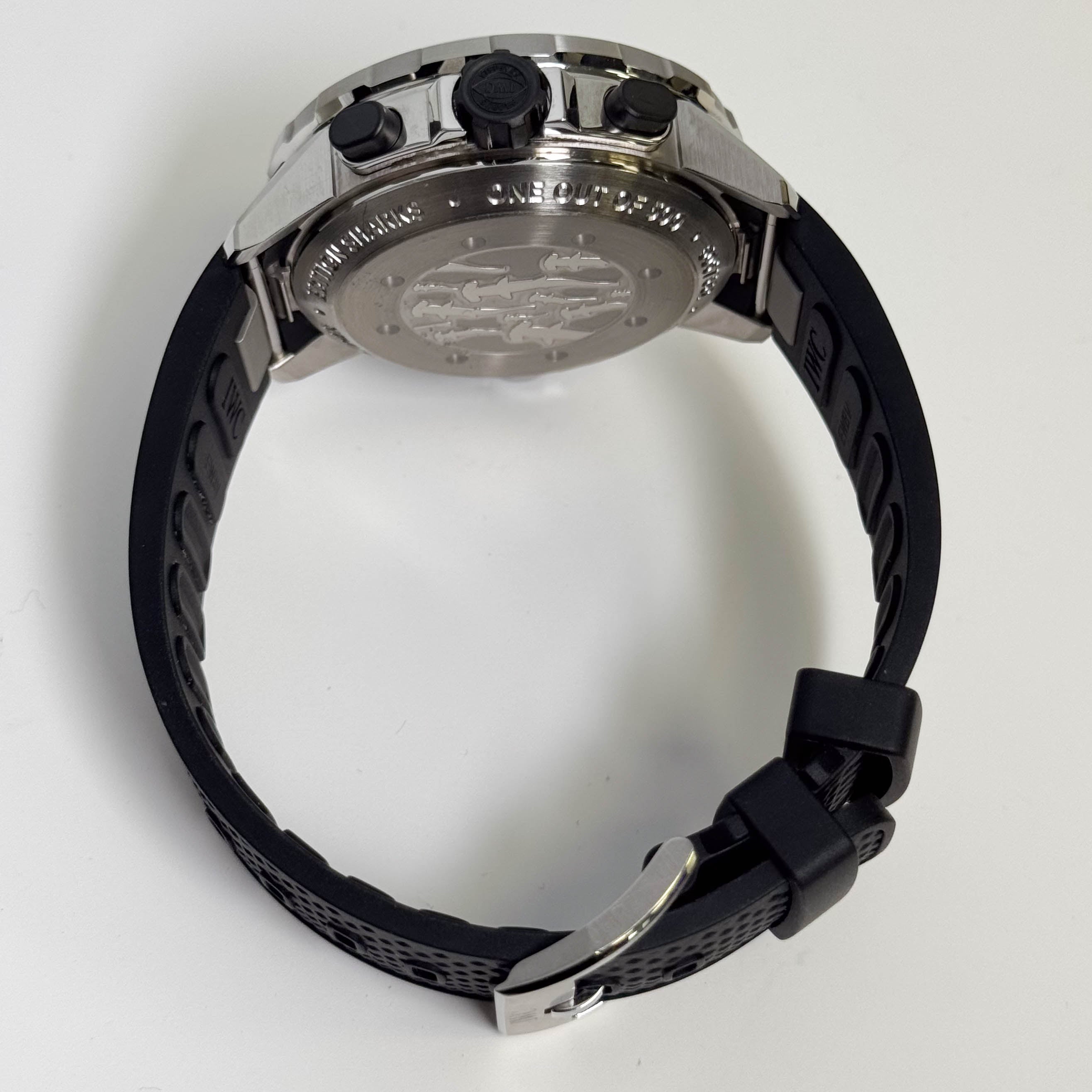 IWC Aquatimer Shark Edition 44mm Grey Dial Watch Ref# IW379506 - Happy Jewelers Fine Jewelry Lifetime Warranty