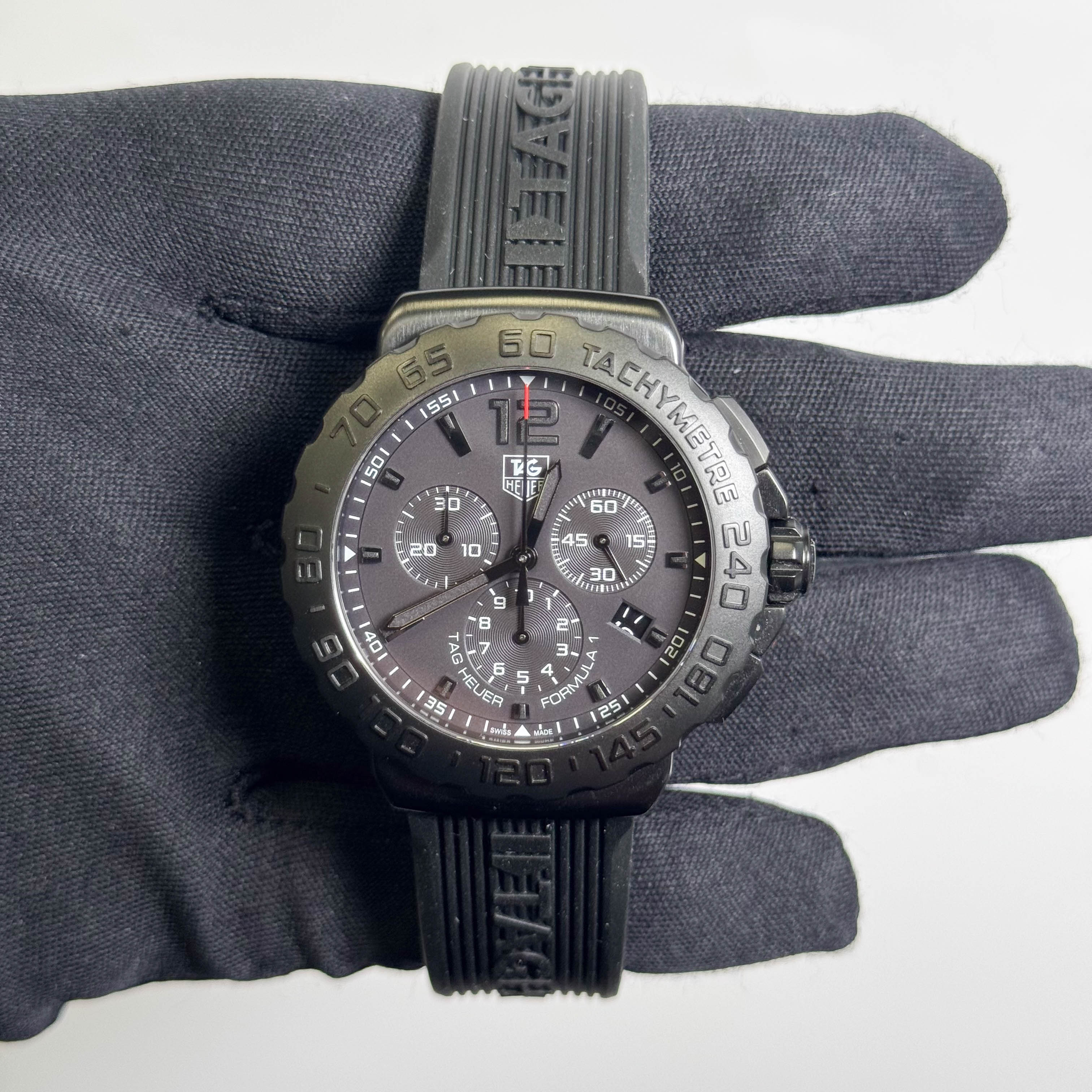 Tag Heuer Formula One 42mm Black Dial Watch Ref# CAU1114.FT6024 - Happy Jewelers Fine Jewelry Lifetime Warranty