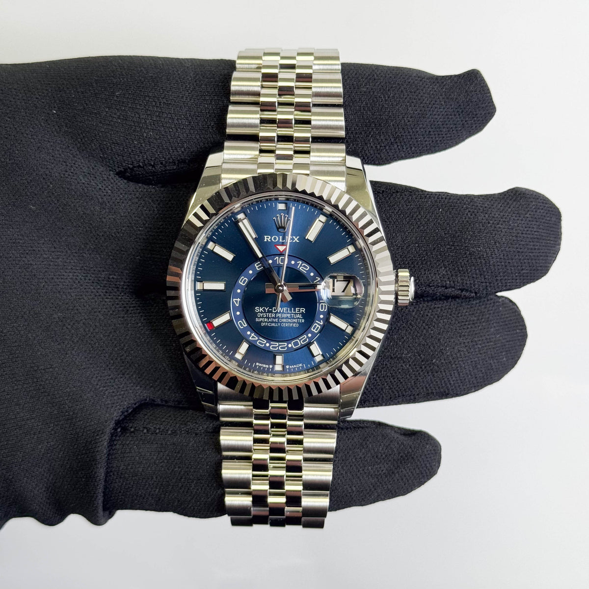 Rolex Sky-Dweller 42mm Blue Dial Watch Ref# 336934