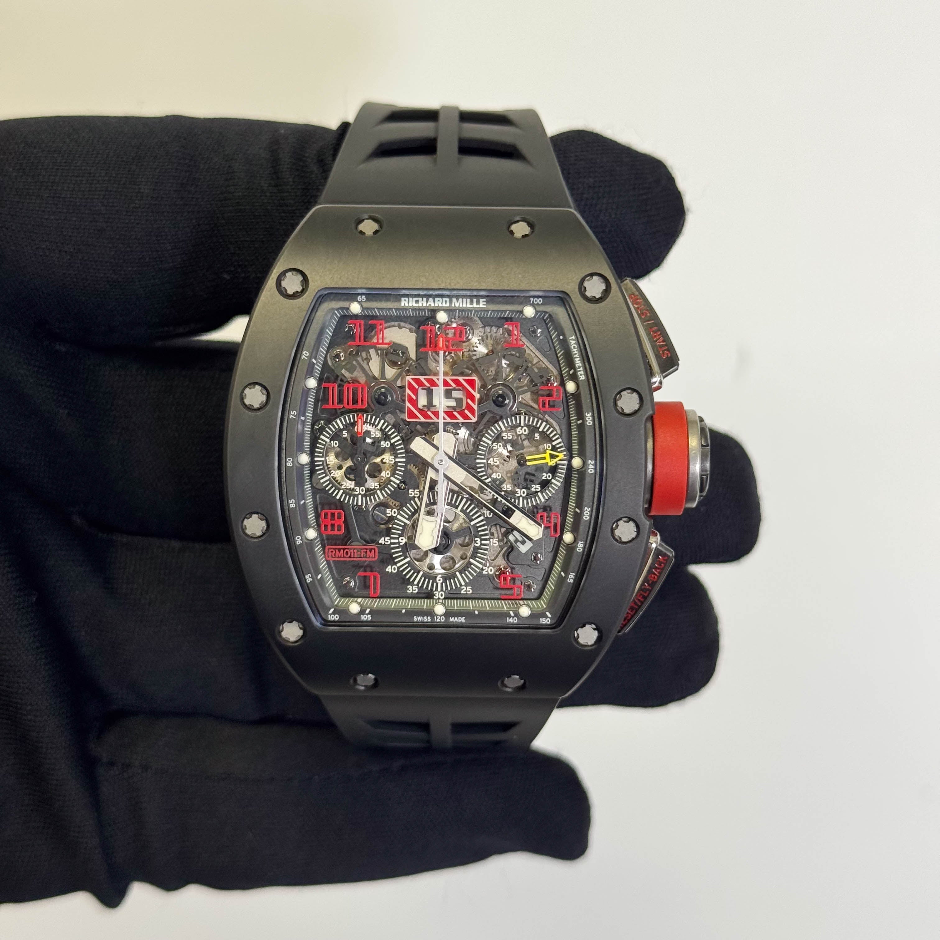 Richard Mille RM011 42mm Openwork Dial Watch Ref# RM011