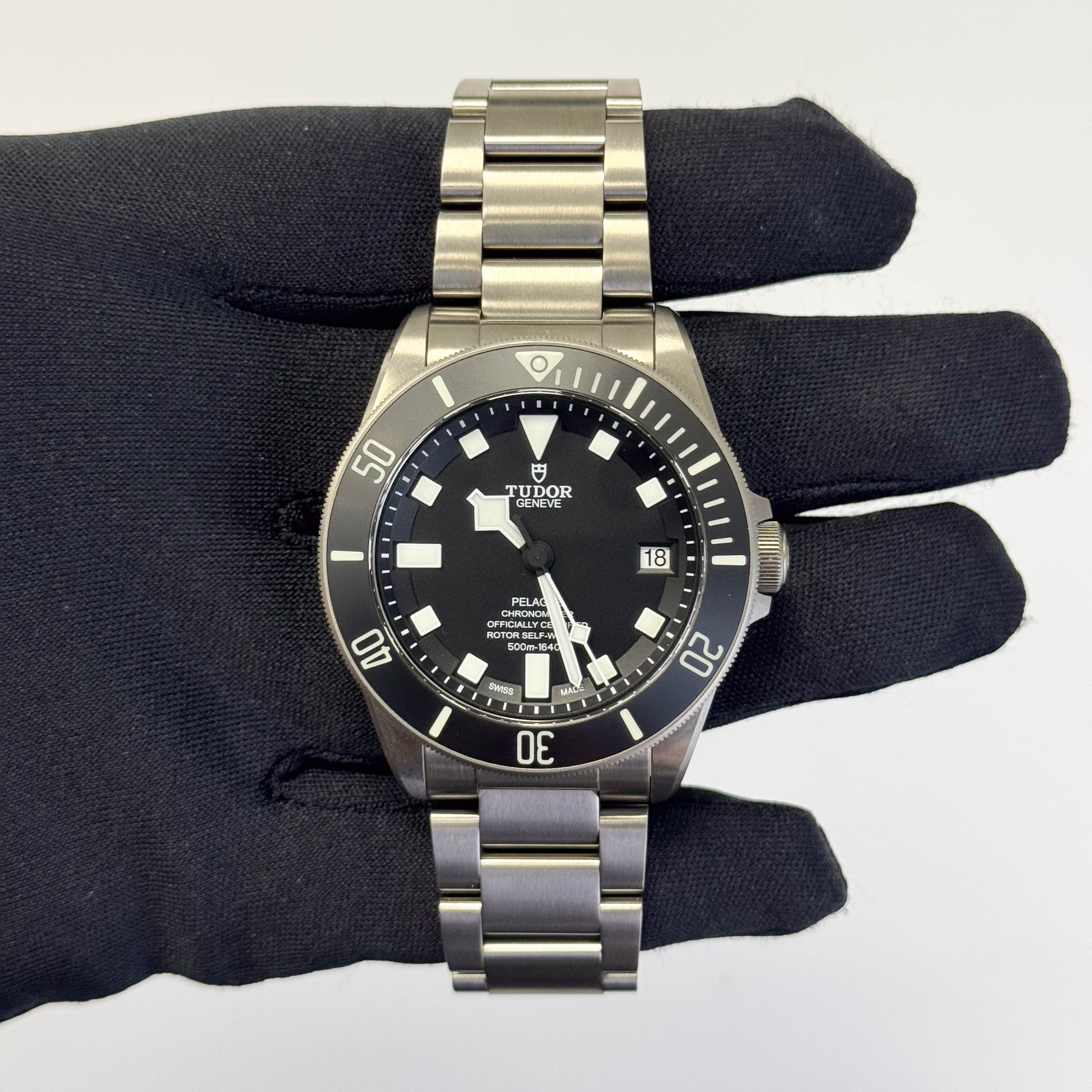 Tudor Pelagos 42mm Black Dial Watch Ref# 25600TN - Happy Jewelers Fine Jewelry Lifetime Warranty
